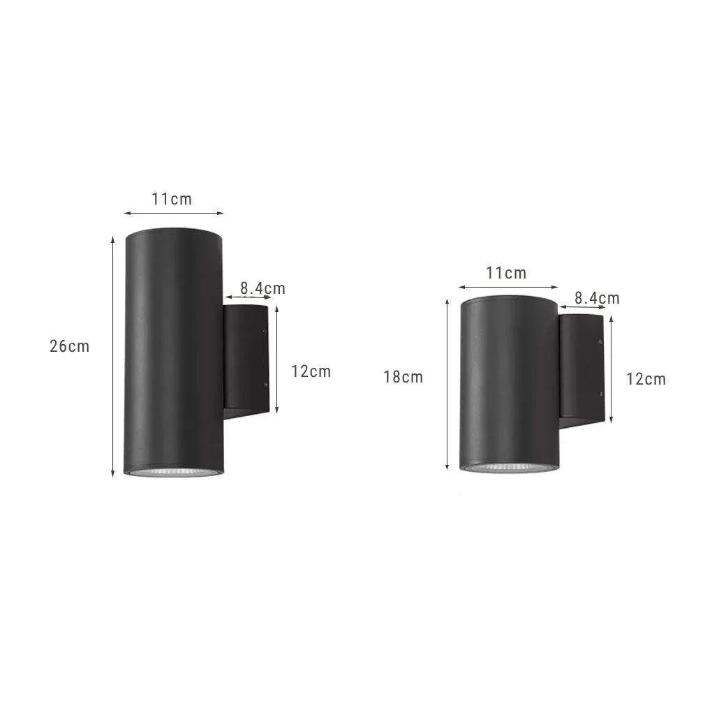 Gart Round LED Modern Outdoor Wall Lights - Image 3