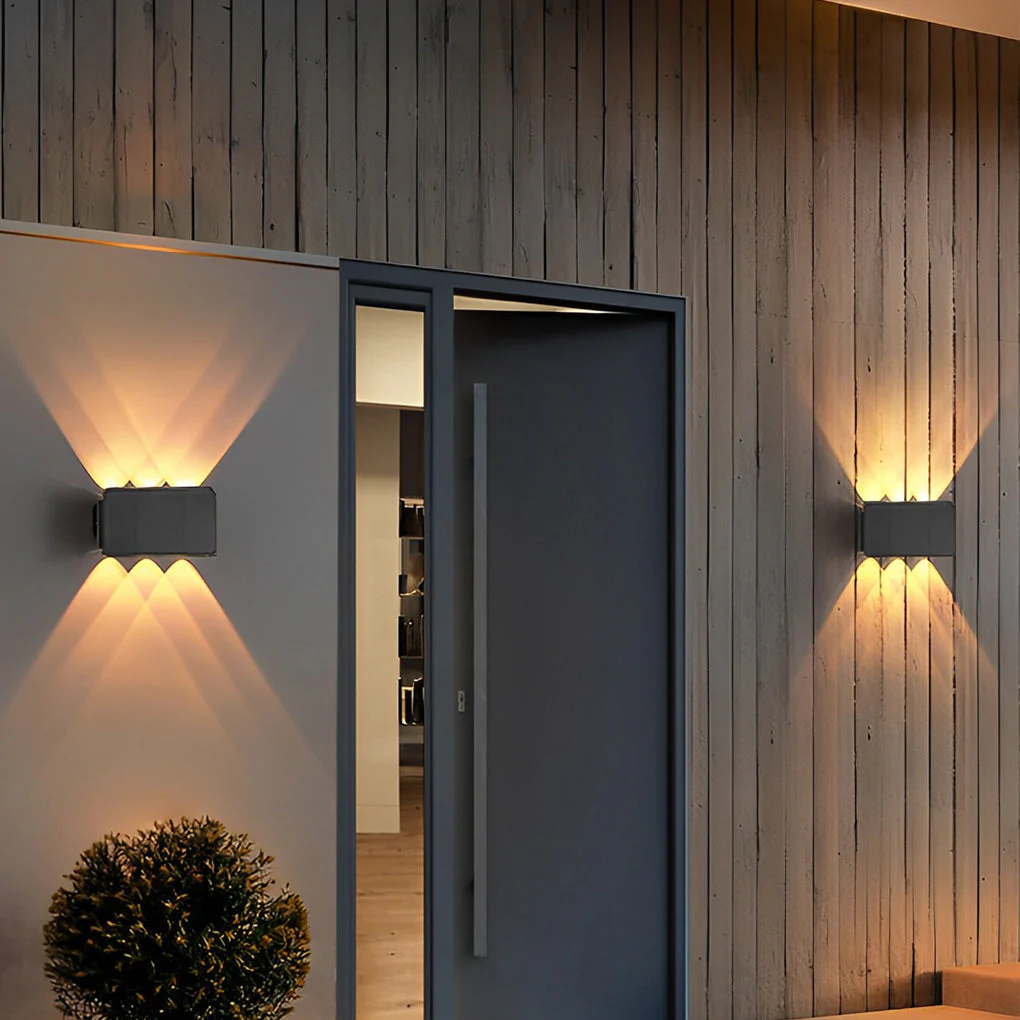 Genevieve Modern Minimalist Solar Outdoor Wall Lamp - Image 10