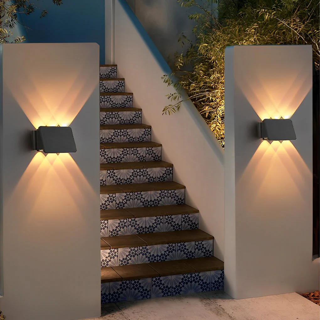 Genevieve Modern Minimalist Solar Outdoor Wall Lamp - Image 12