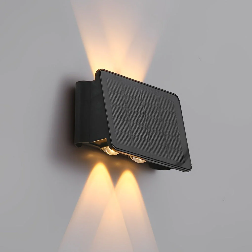 Genevieve Modern Minimalist Solar Outdoor Wall Lamp - Image 14