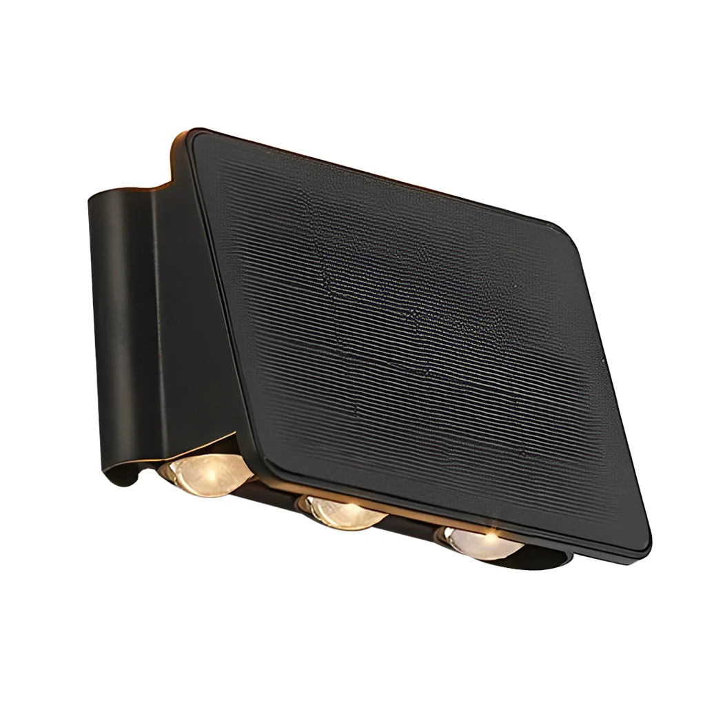 Genevieve Modern Minimalist Solar Outdoor Wall Lamp - Image 5