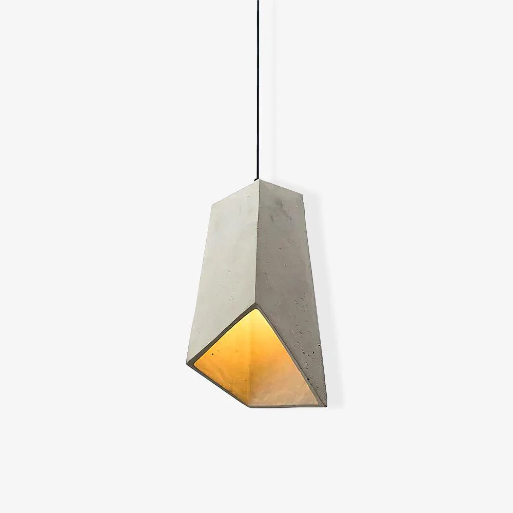 Geo Industrial Cement Pendant Light - Image 11