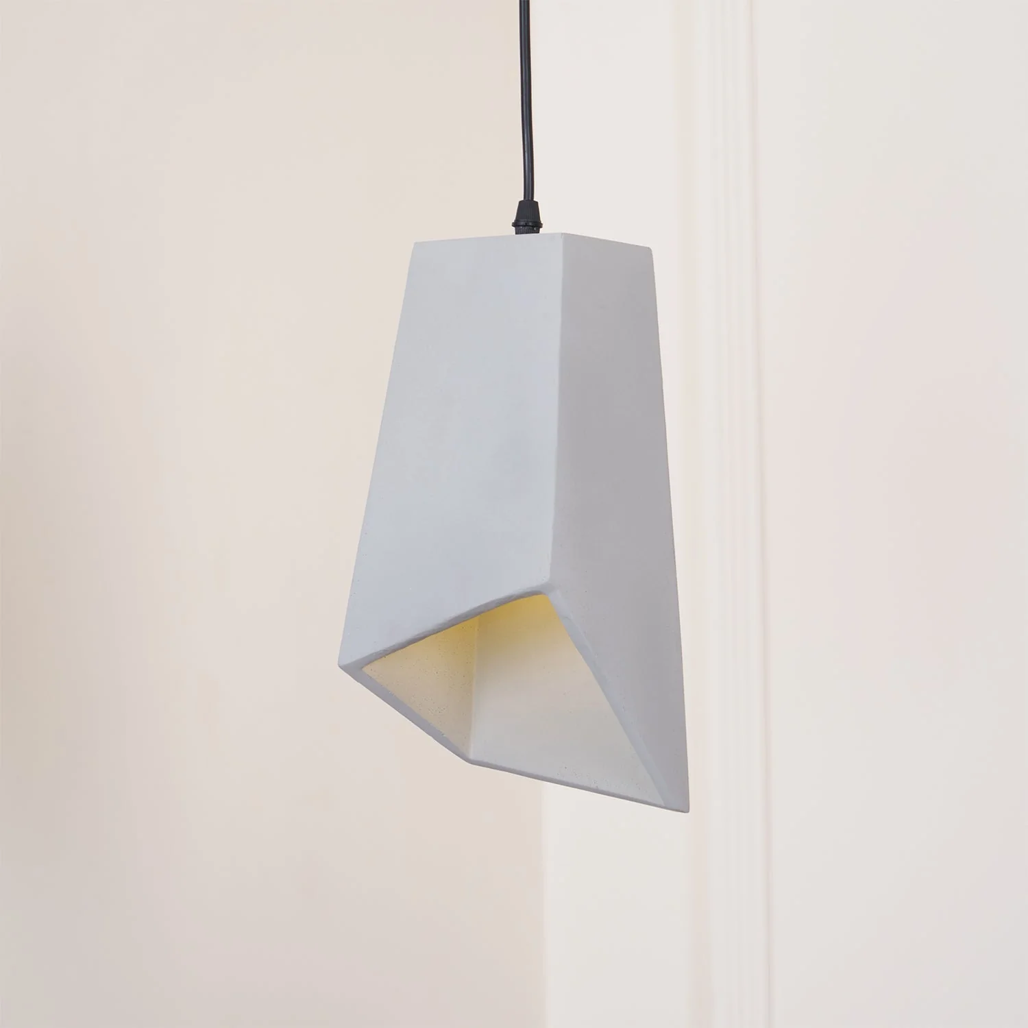 Geo Industrial Cement Pendant Light - Image 16