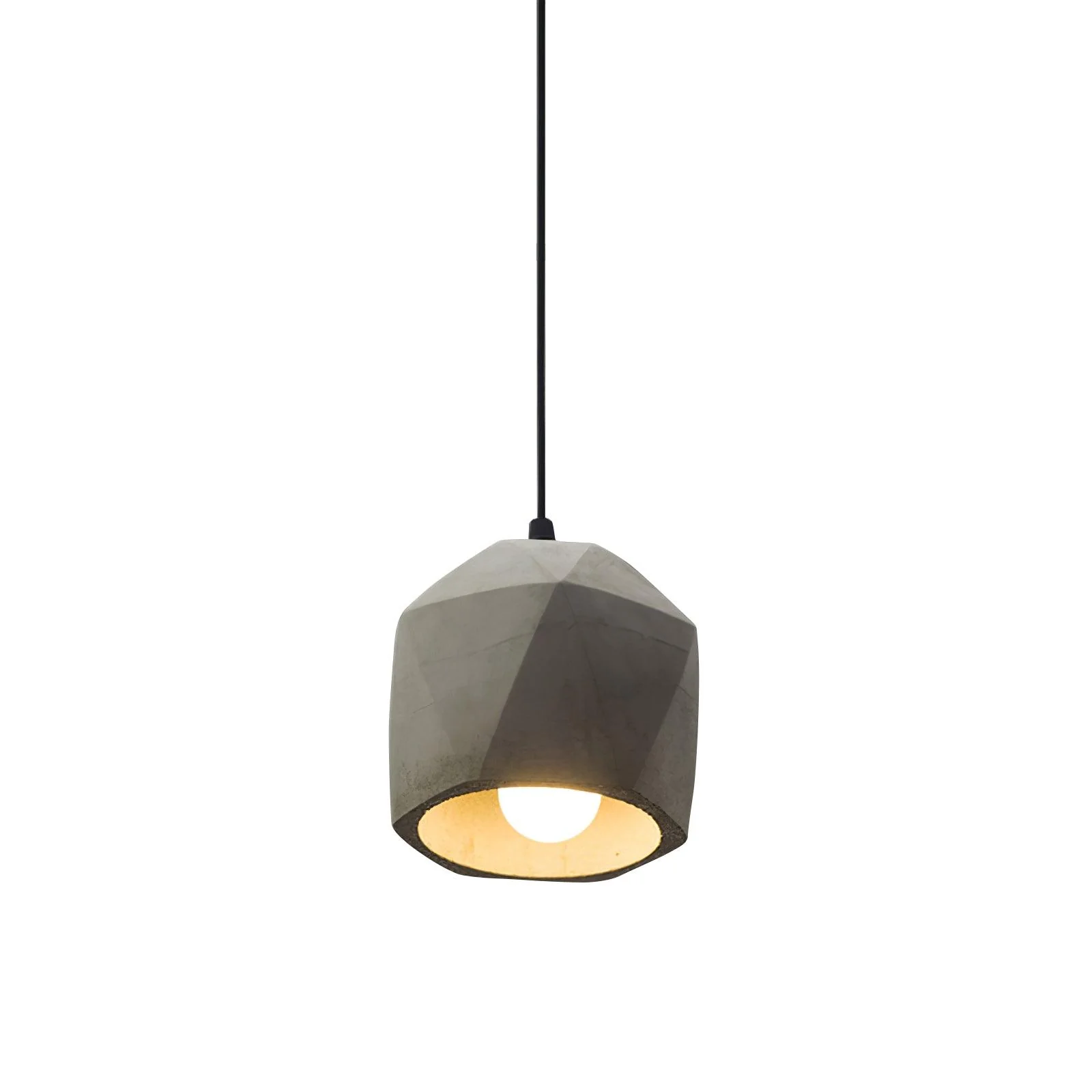 Geo Industrial Cement Pendant Light - Image 18