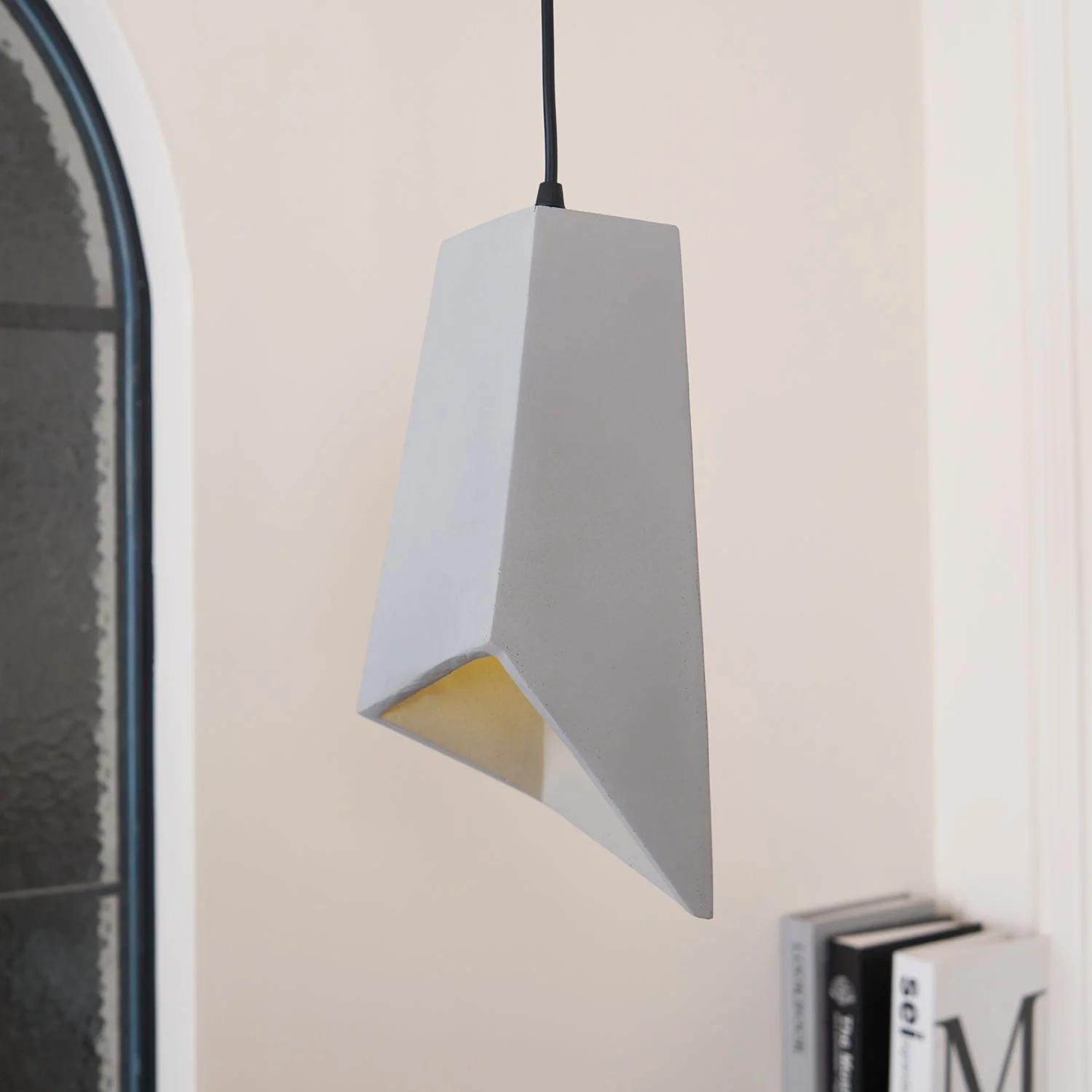 Geo Industrial Cement Pendant Light - Image 7