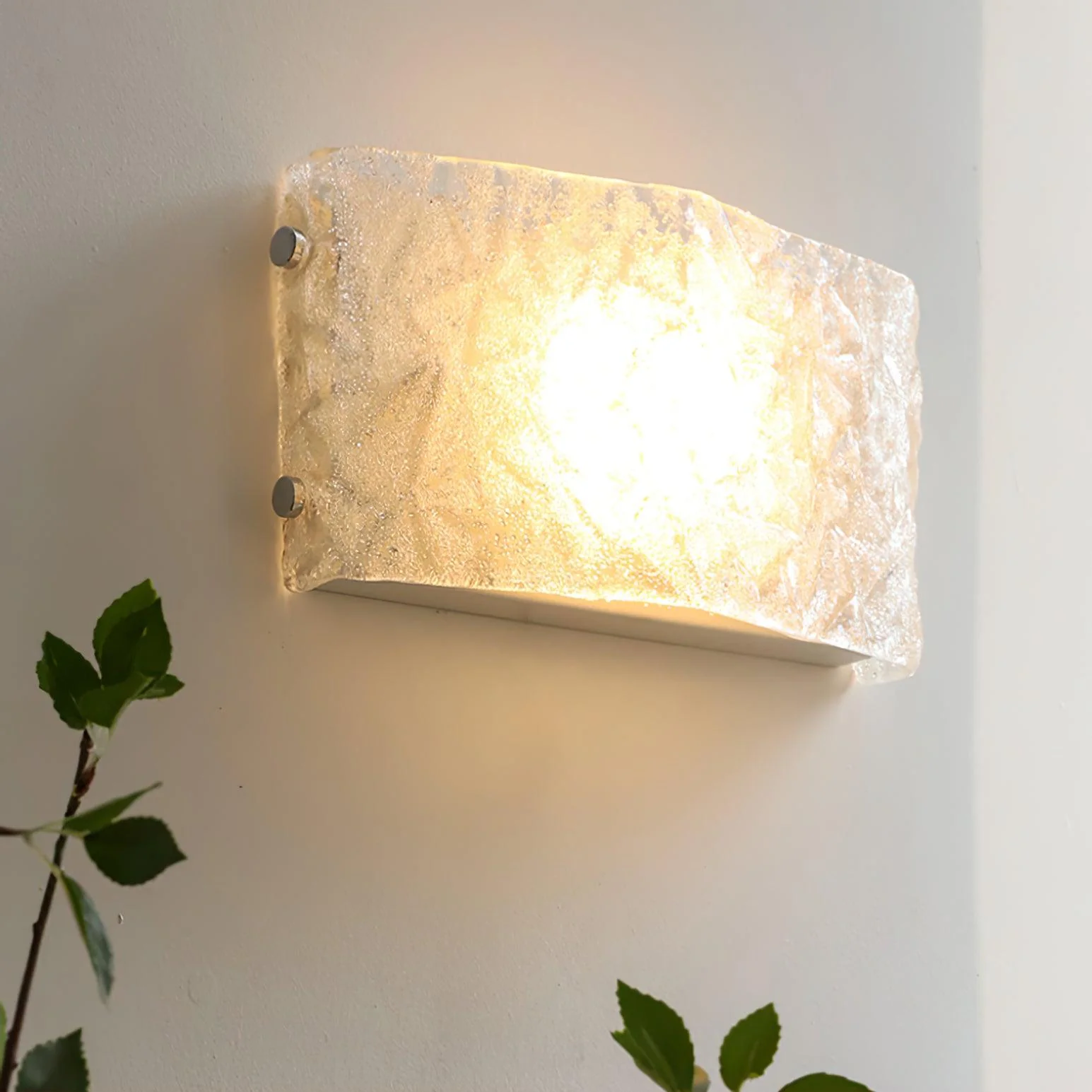 George Contemporary Glass Wall Light - Image 10