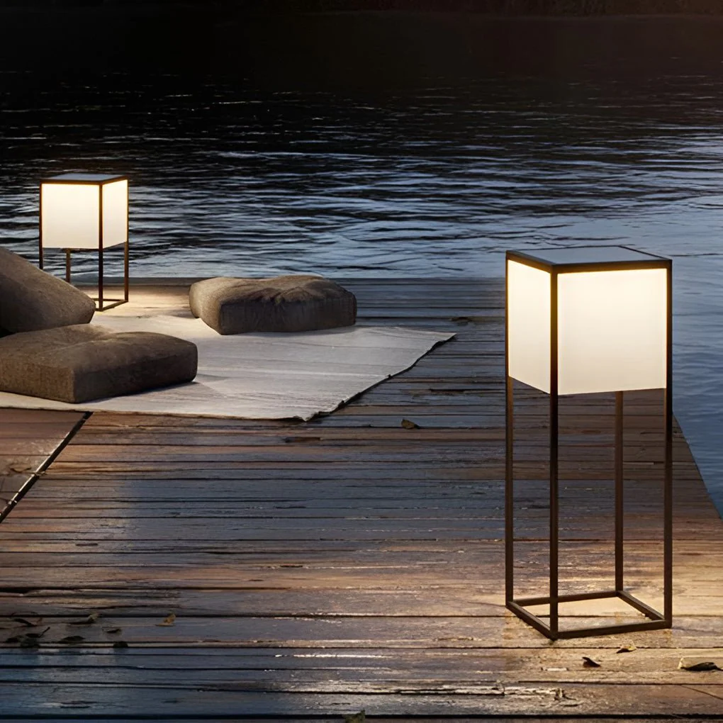 George Square Lampshade Robust Steel Outdoor Post Light - Image 3