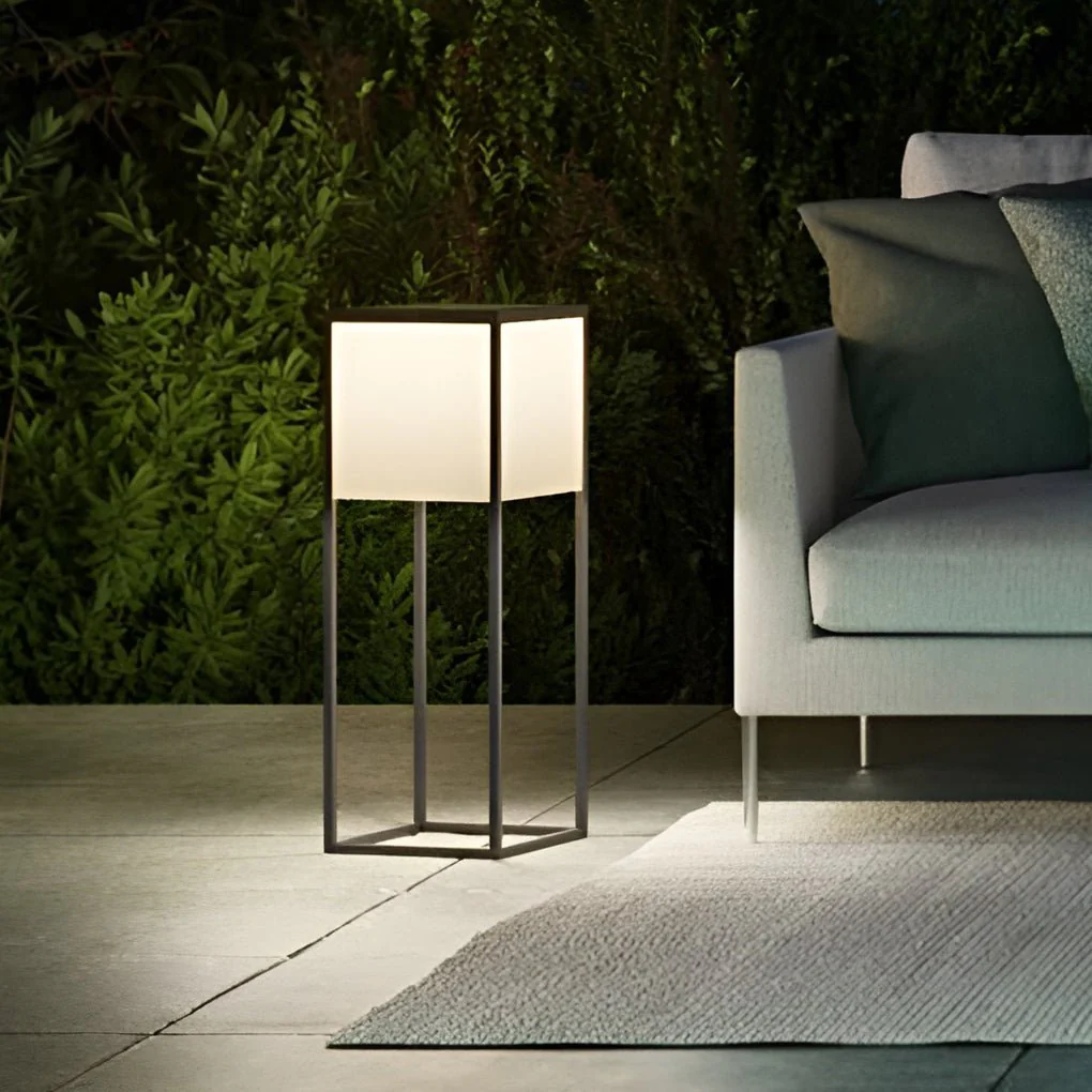 George Square Lampshade Robust Steel Outdoor Post Light - Image 4