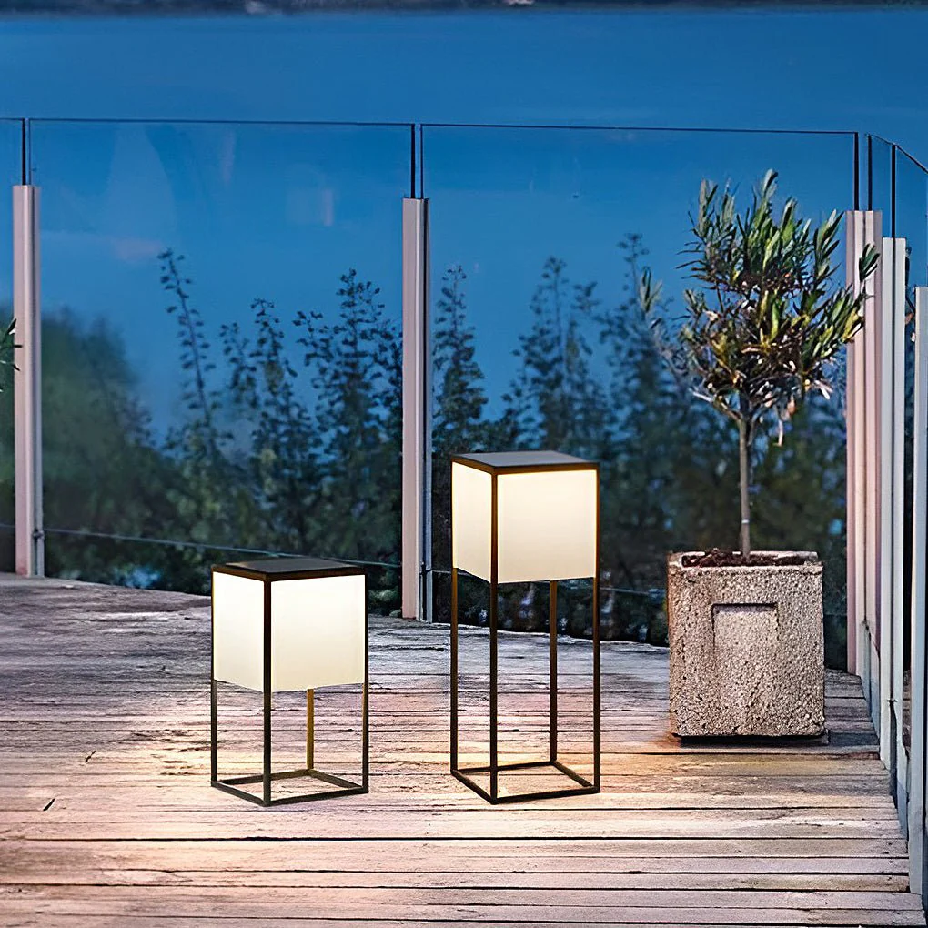 George Square Lampshade Robust Steel Outdoor Post Light - Image 5