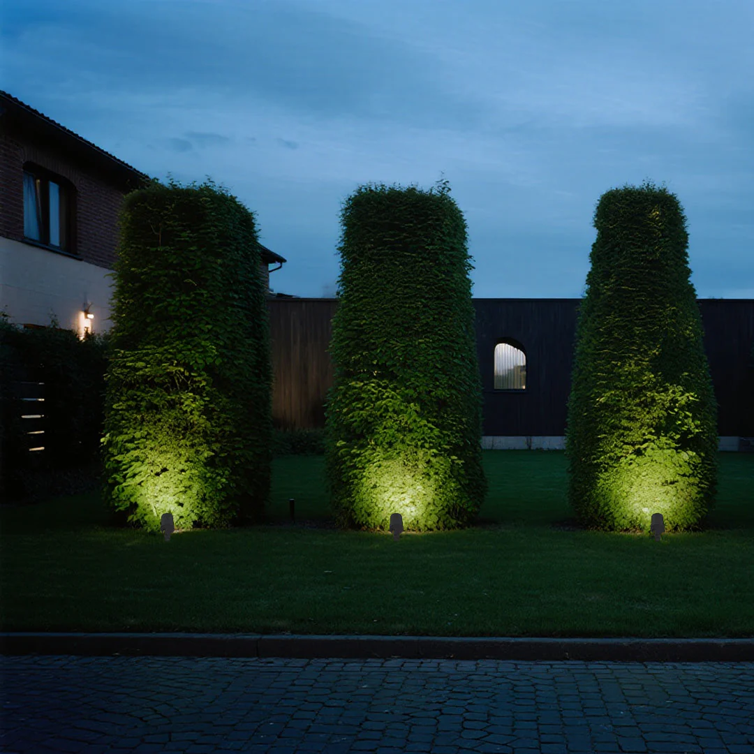 Germa LED Classic Round Glass Outdoor Spotlights - Image 12