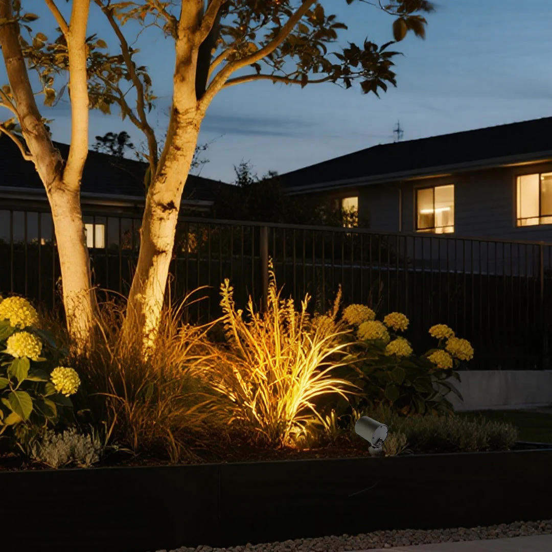Germa LED Classic Round Glass Outdoor Spotlights - Image 8