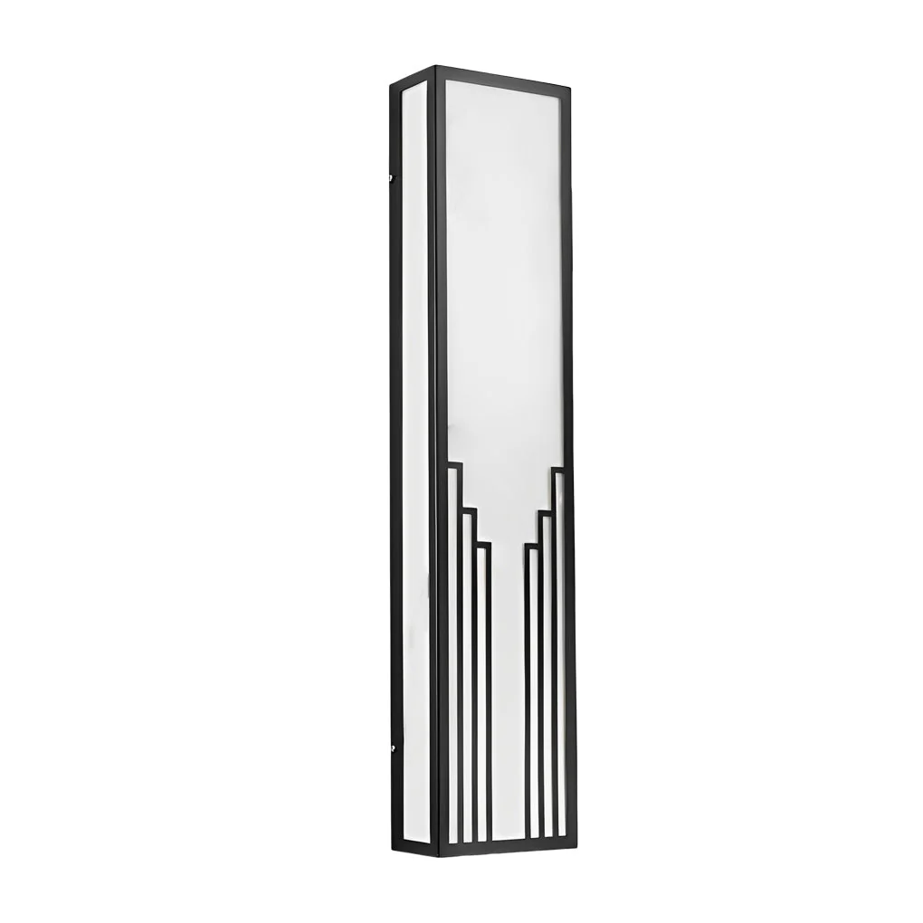 Gertrude Strip LED Modern Resin Outdoor Wall Light - Image 8