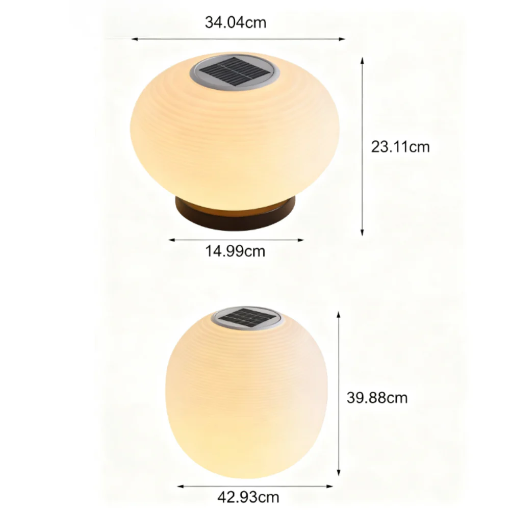Gideon Elegant Solar LED Spiral Design PE Outdoor Post Lamp - Image 7