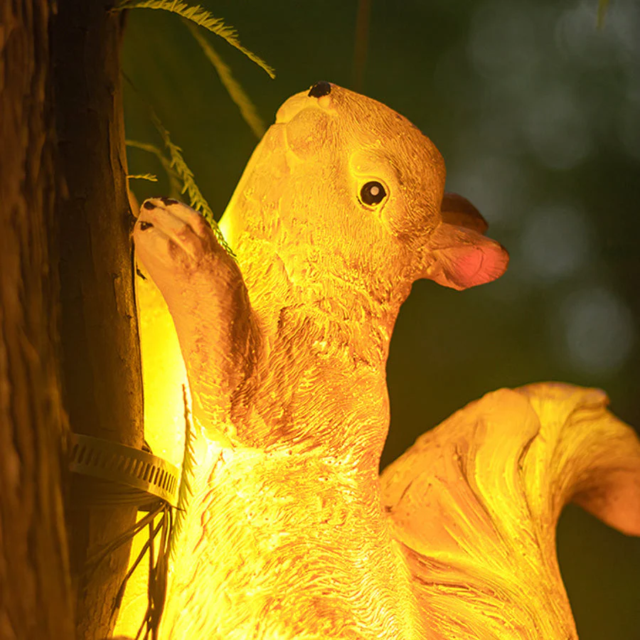 Giles Solar Animal LED Art Resin Outdoor Hanging Lights - Image 5