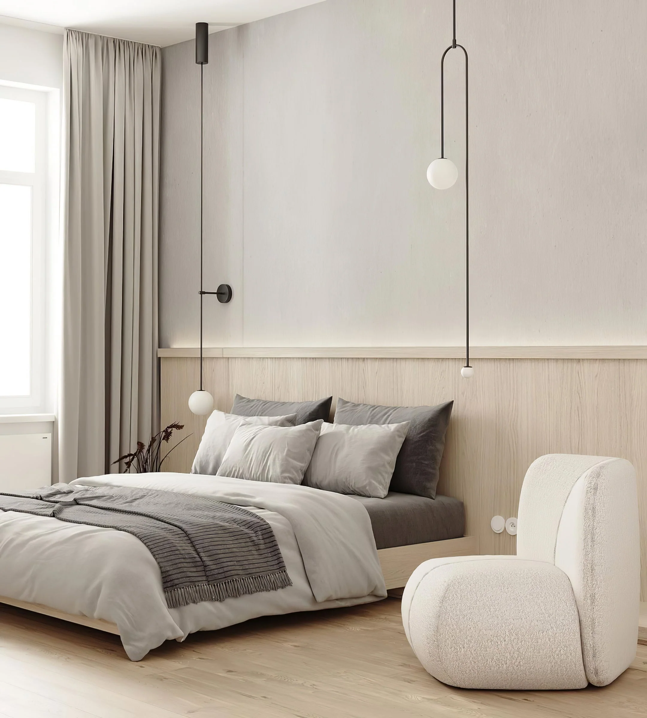 Gizmo Modern Minimalist Mobile Glass Wall Lamp - Image 24