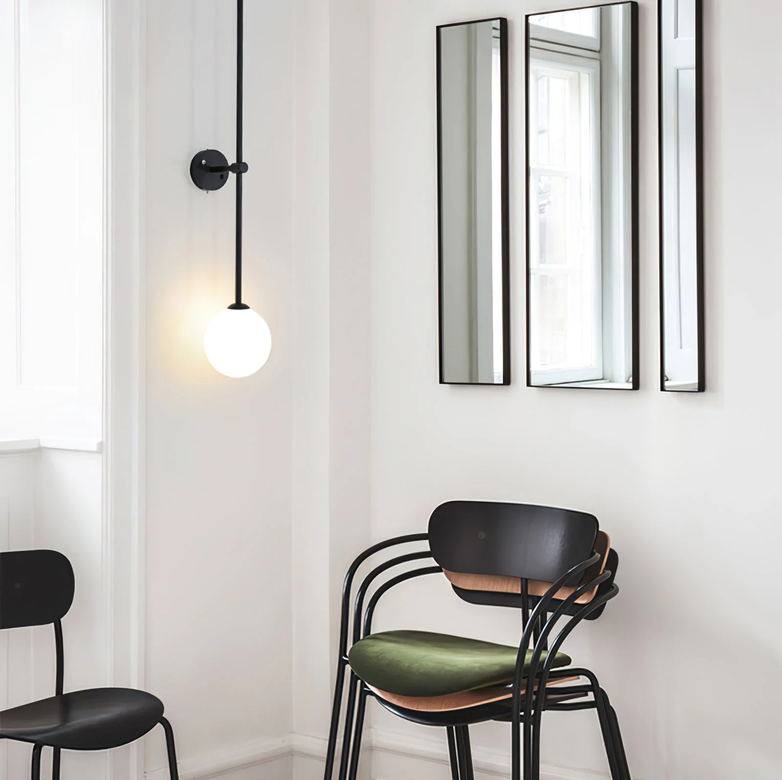 Gizmo Modern Minimalist Mobile Glass Wall Lamp - Image 39