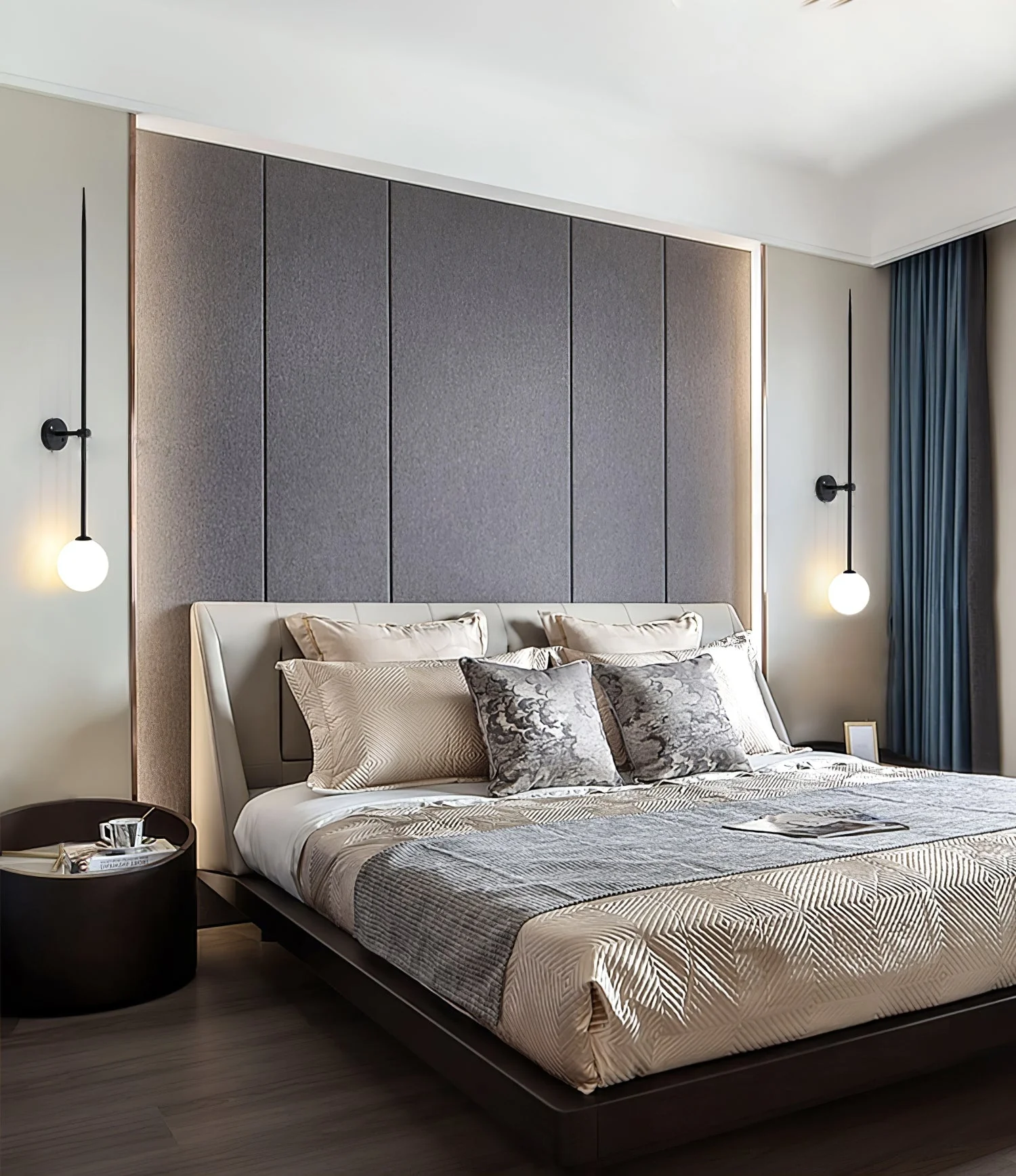 Gizmo Modern Minimalist Mobile Glass Wall Lamp - Image 41
