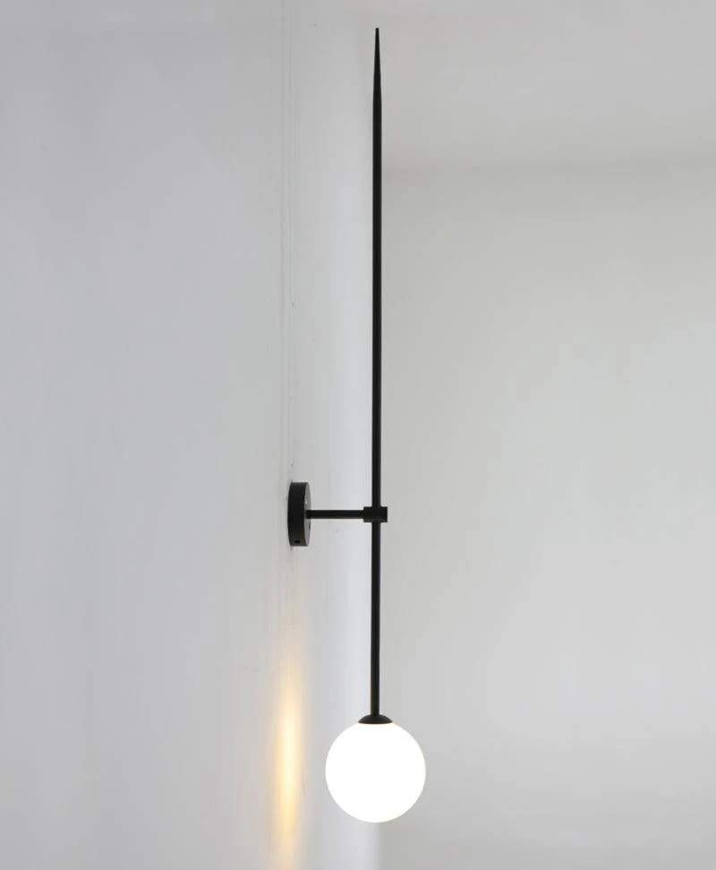 Gizmo Modern Minimalist Mobile Glass Wall Lamp - Image 8
