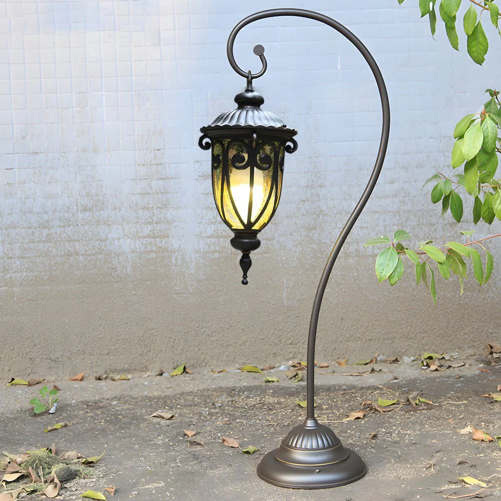 Gldys European Style Arched Outdoor Floor Lantern