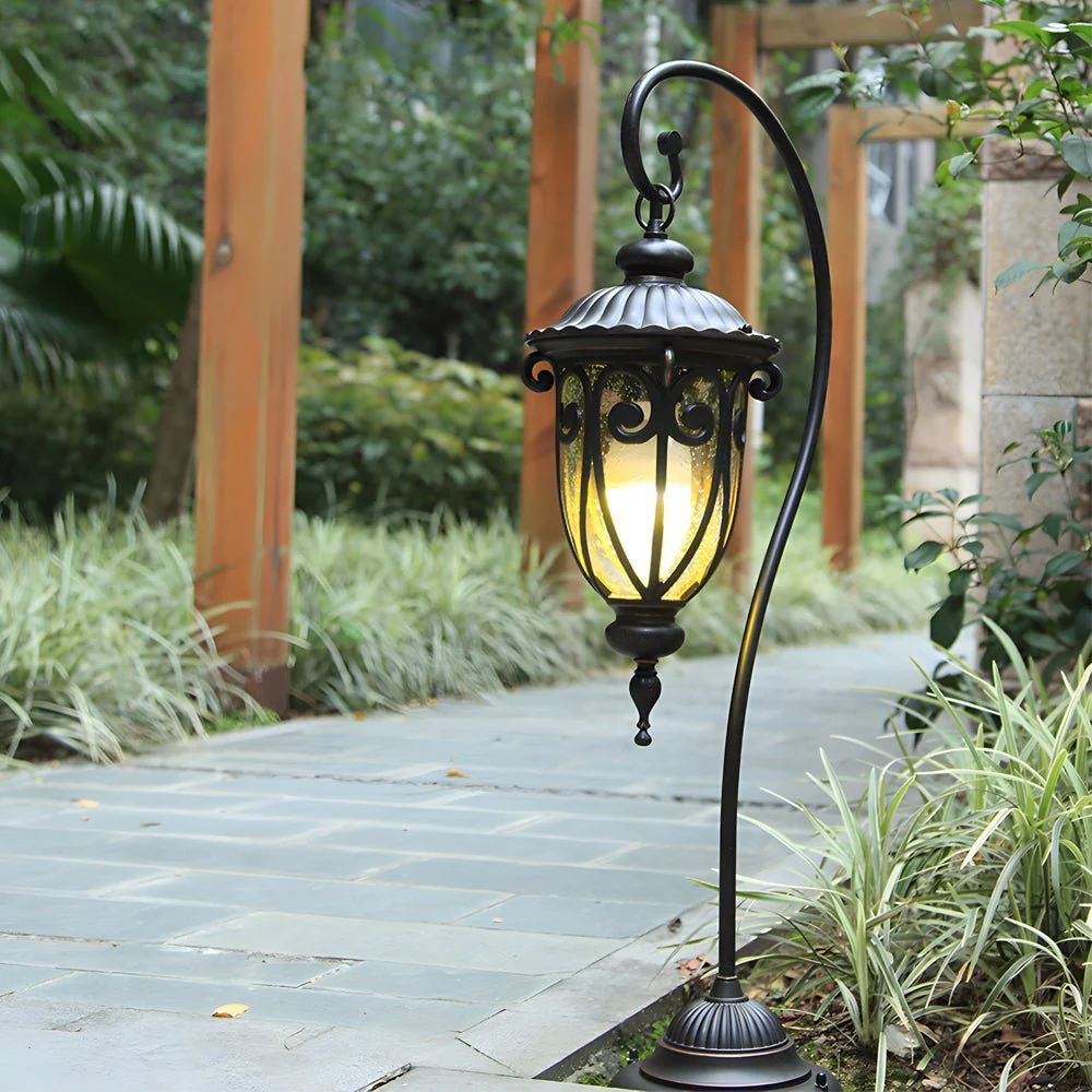 Gldys European Style Arched Outdoor Floor Lantern - Image 2
