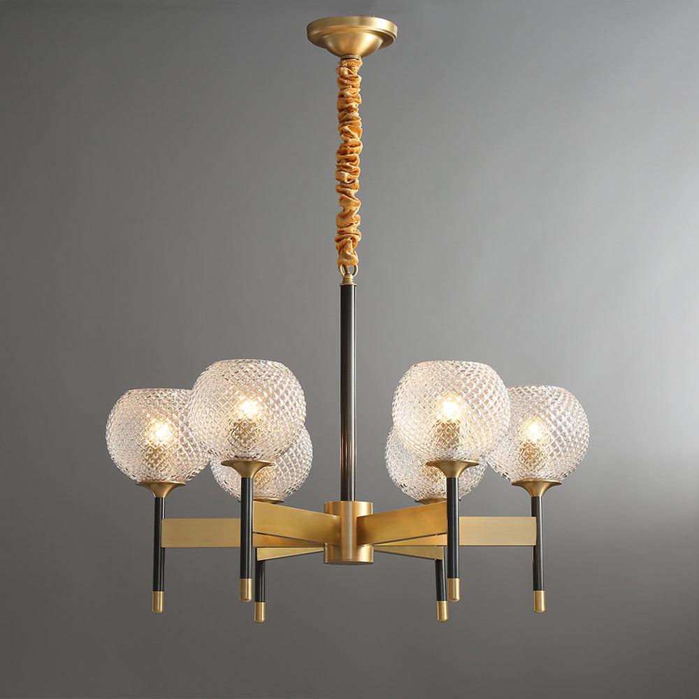 Glint Modern Brass Chandelier - Image 8