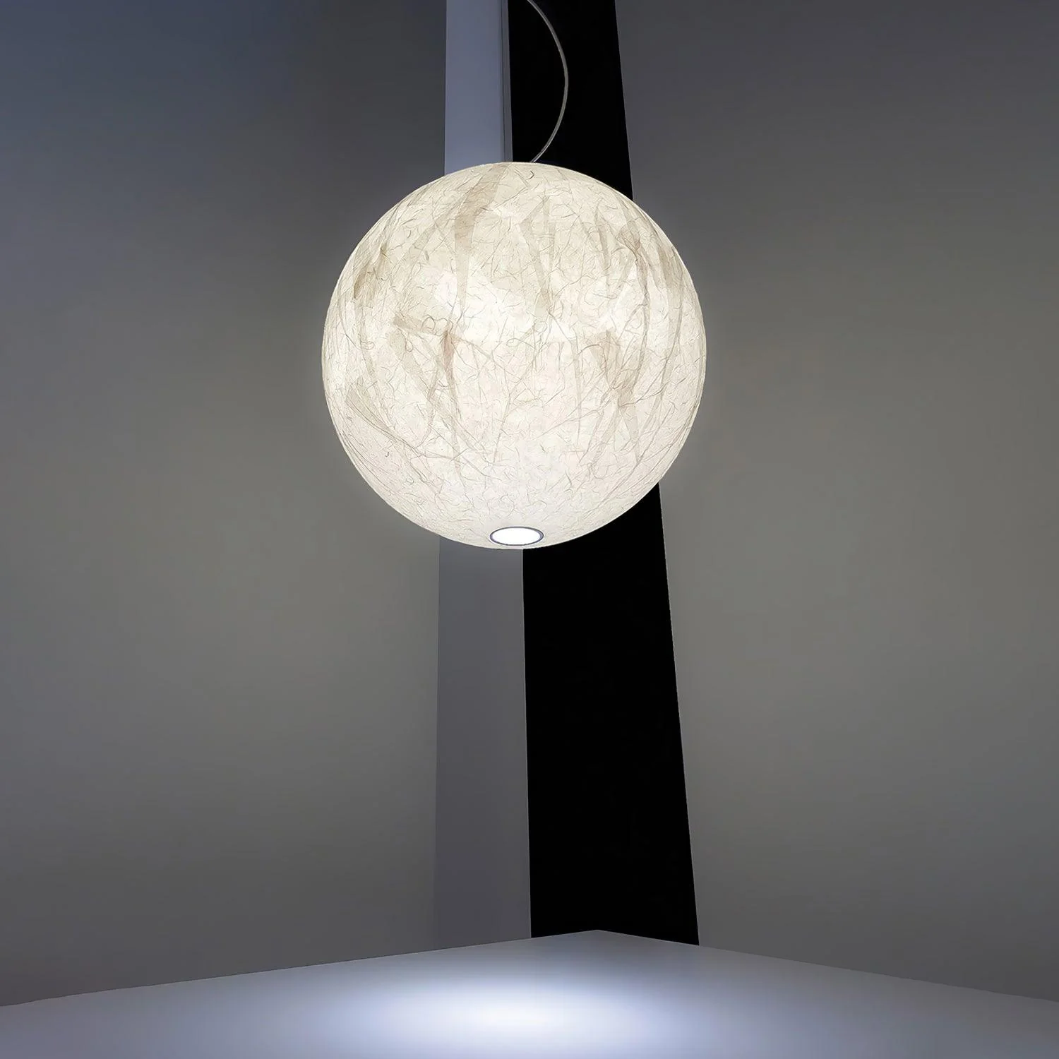 Globe Minimalist Silk Pendant Lamp - Image 13