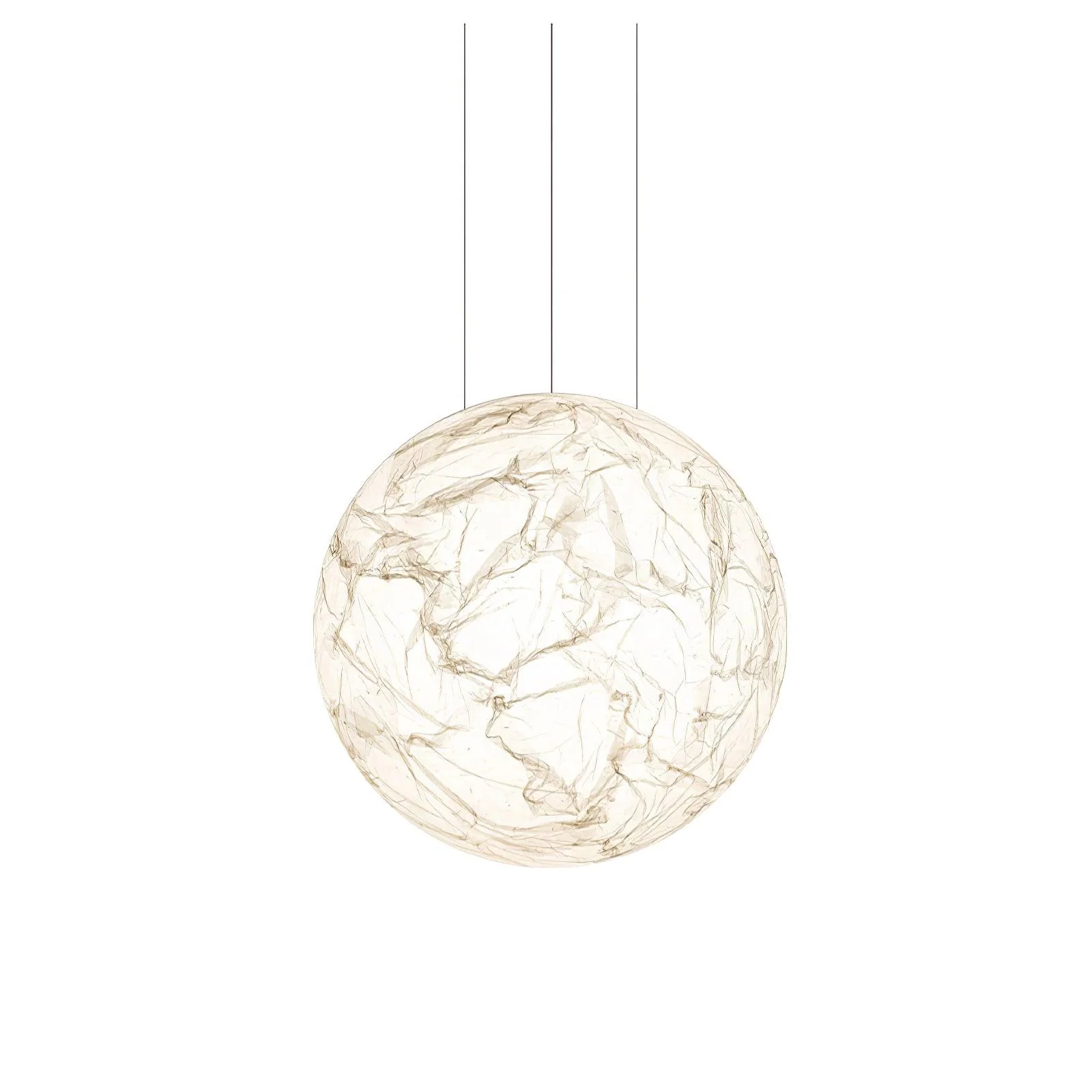 Globe Minimalist Silk Pendant Lamp - Image 15