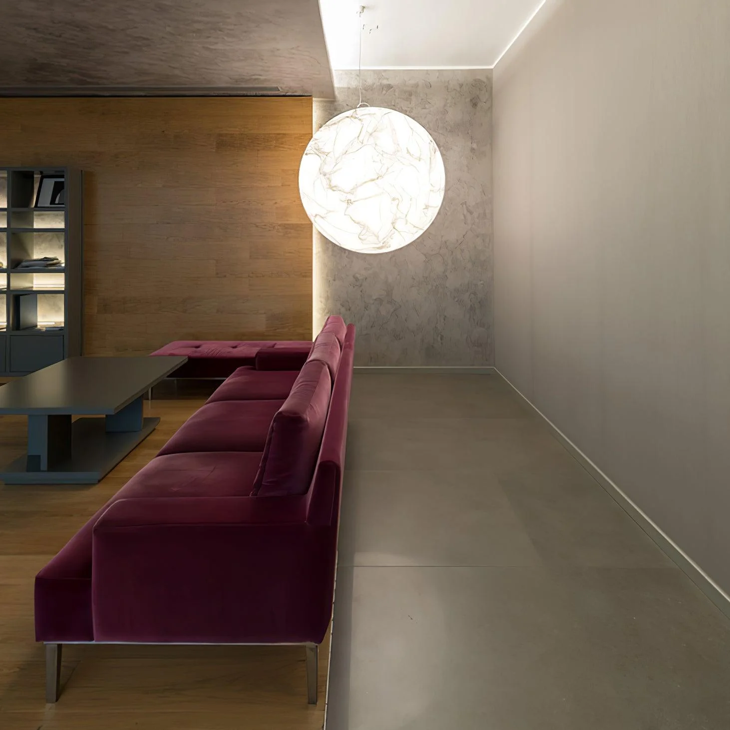 Globe Minimalist Silk Pendant Lamp - Image 24