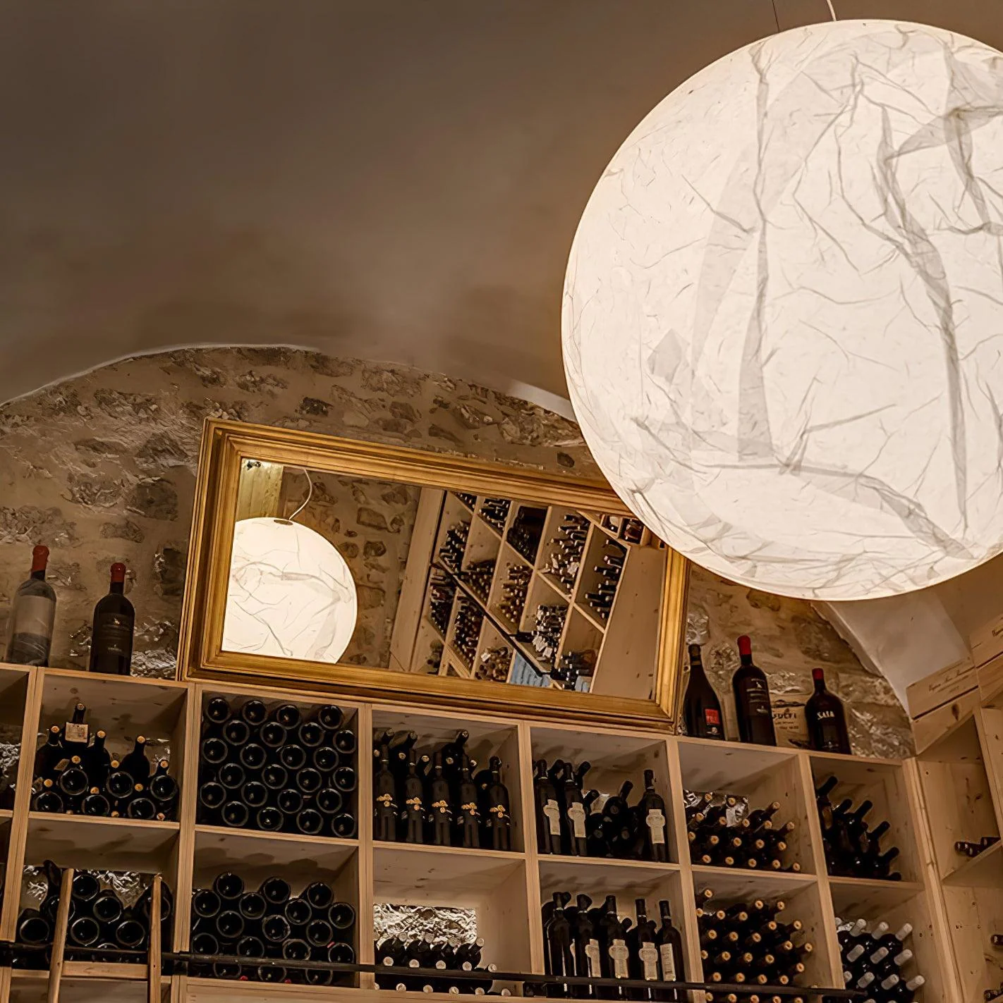 Globe Minimalist Silk Pendant Lamp - Image 26