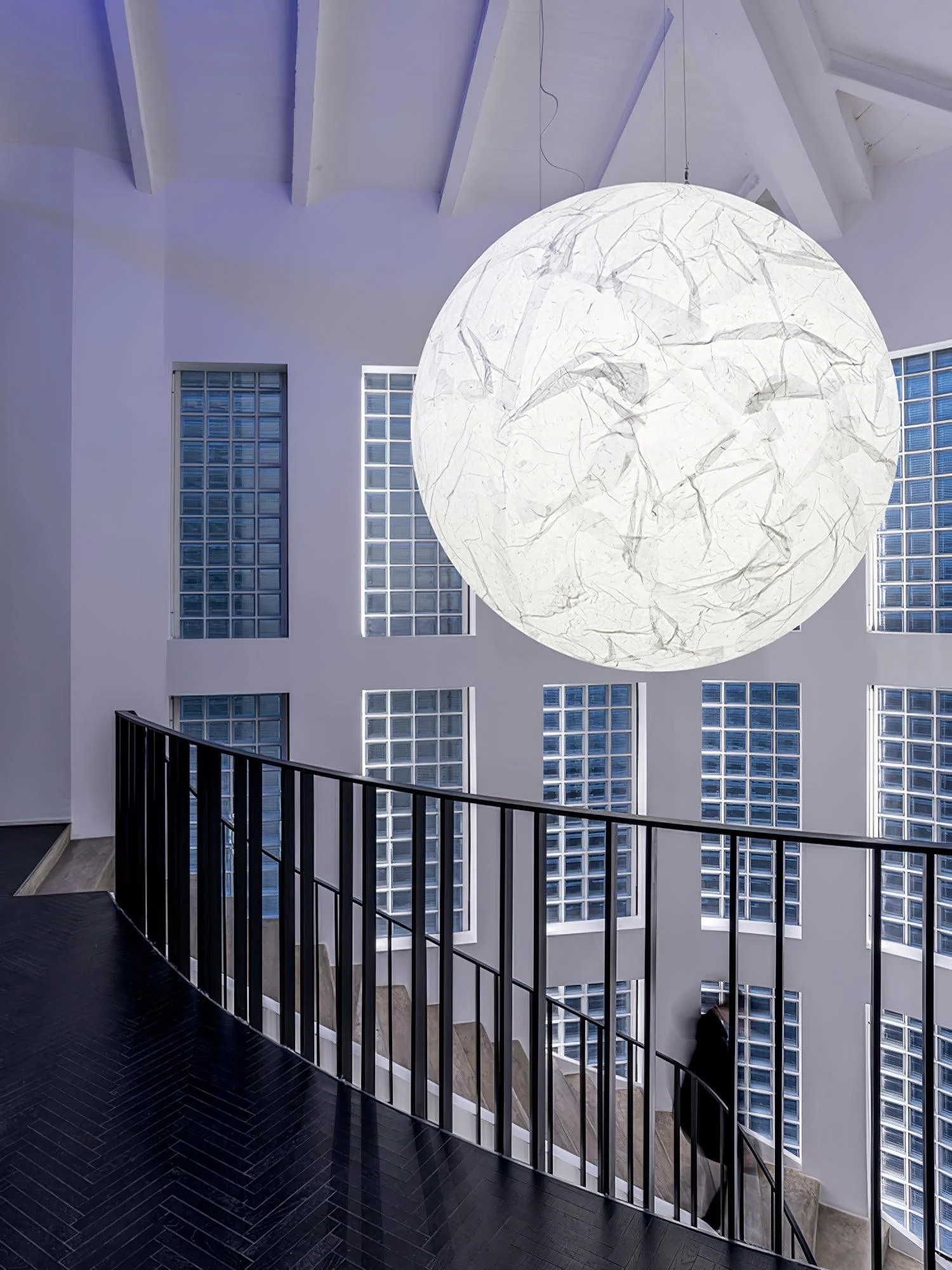 Globe Minimalist Silk Pendant Lamp - Image 37