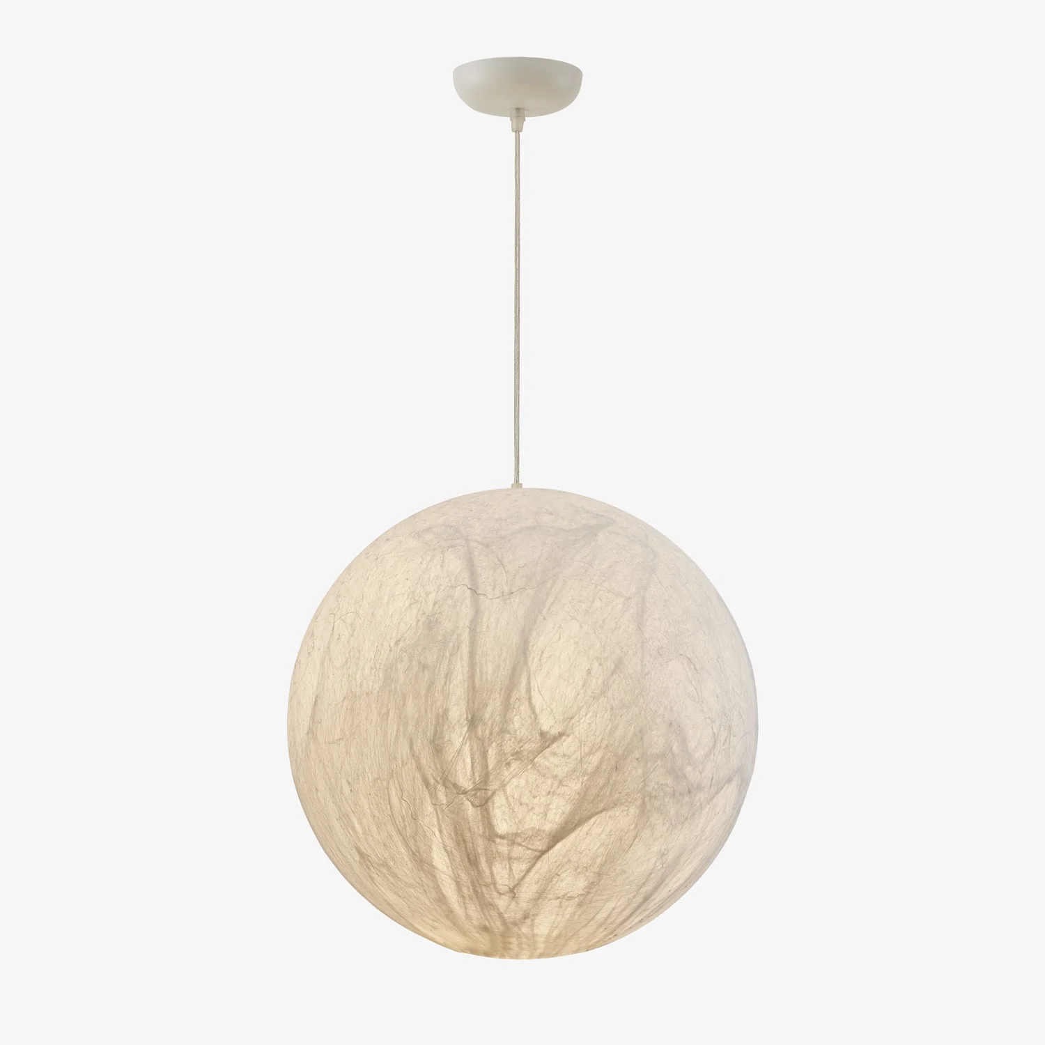 Globe Minimalist Silk Pendant Lamp - Image 54