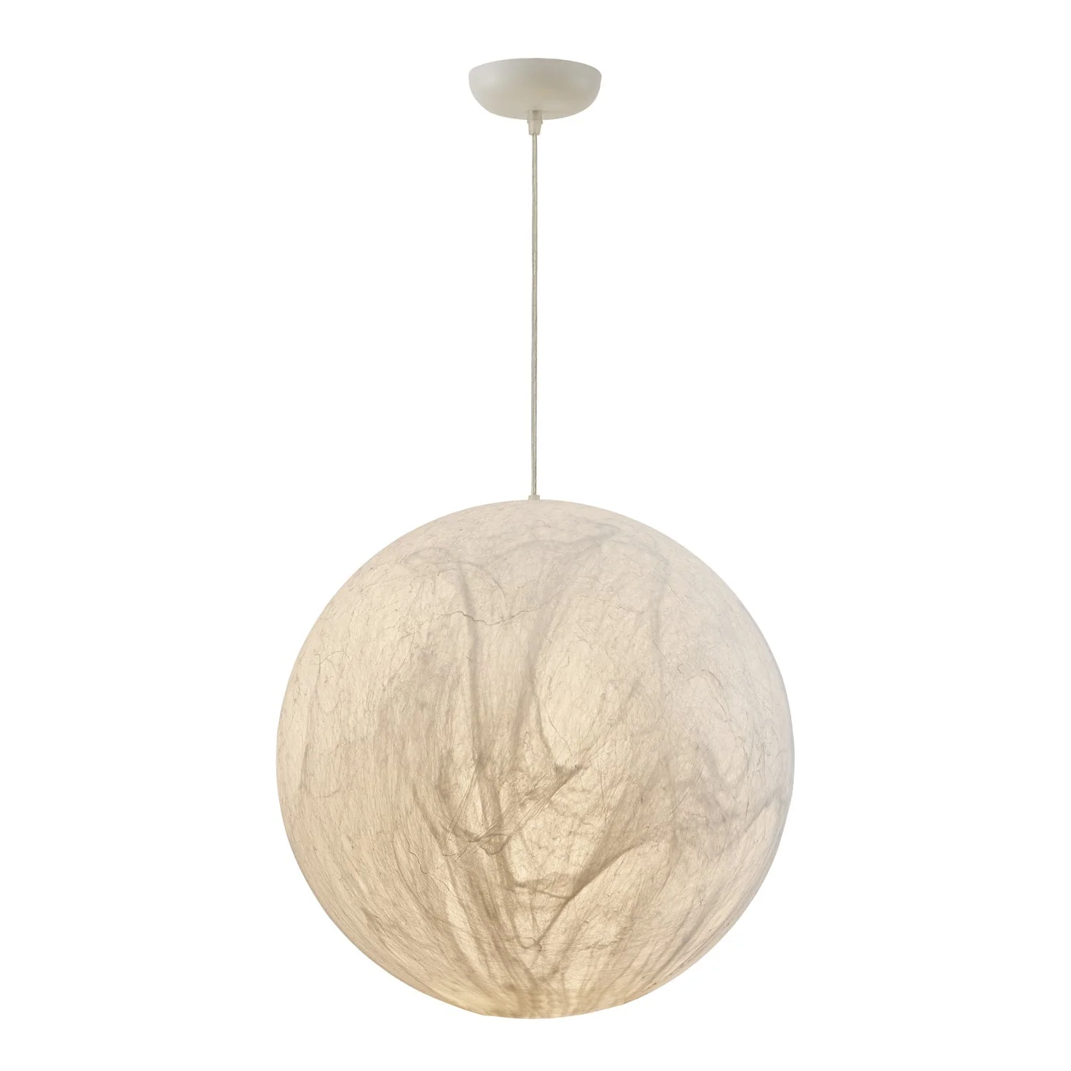 Globe Minimalist Silk Pendant Lamp - Image 55