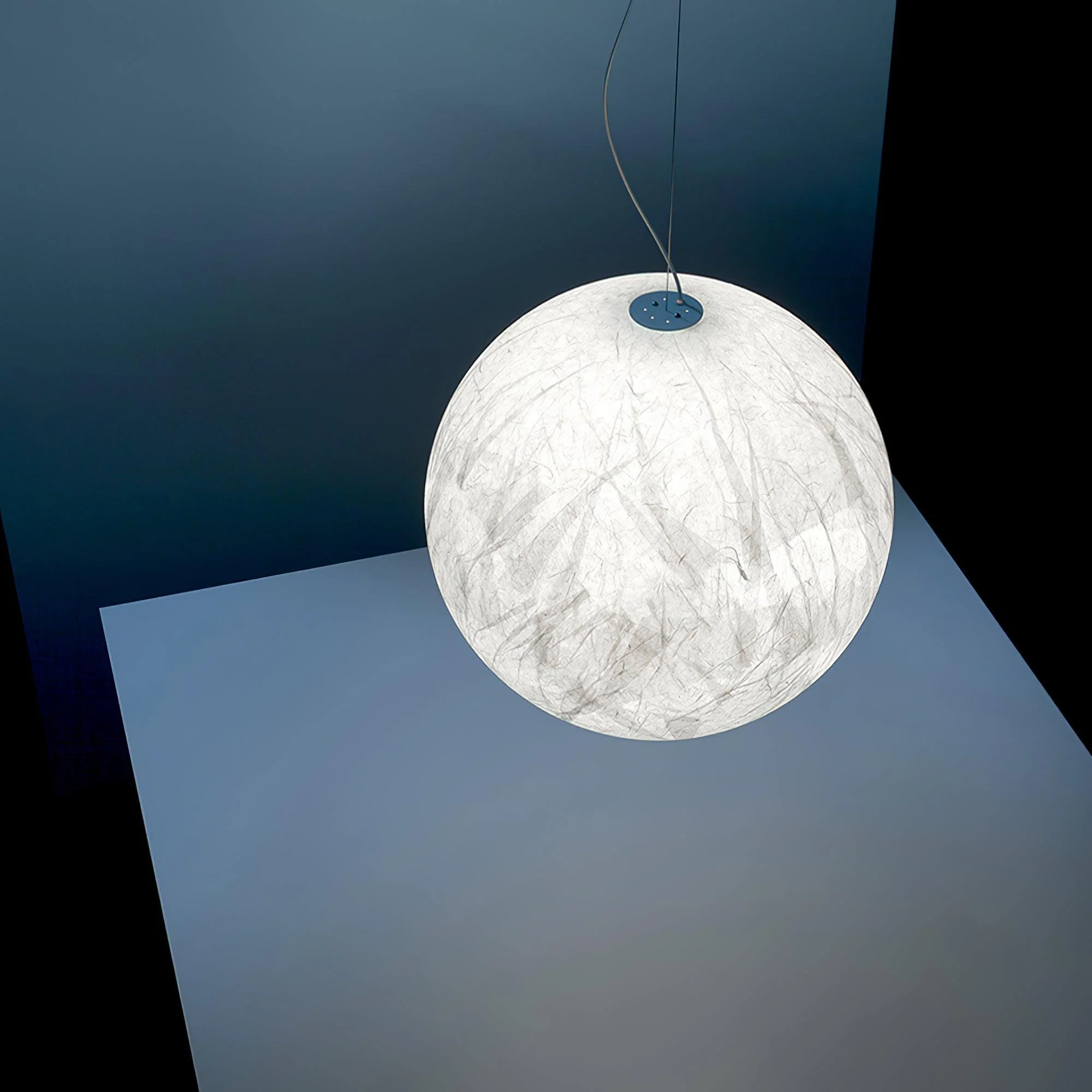Globe Minimalist Silk Pendant Lamp - Image 57