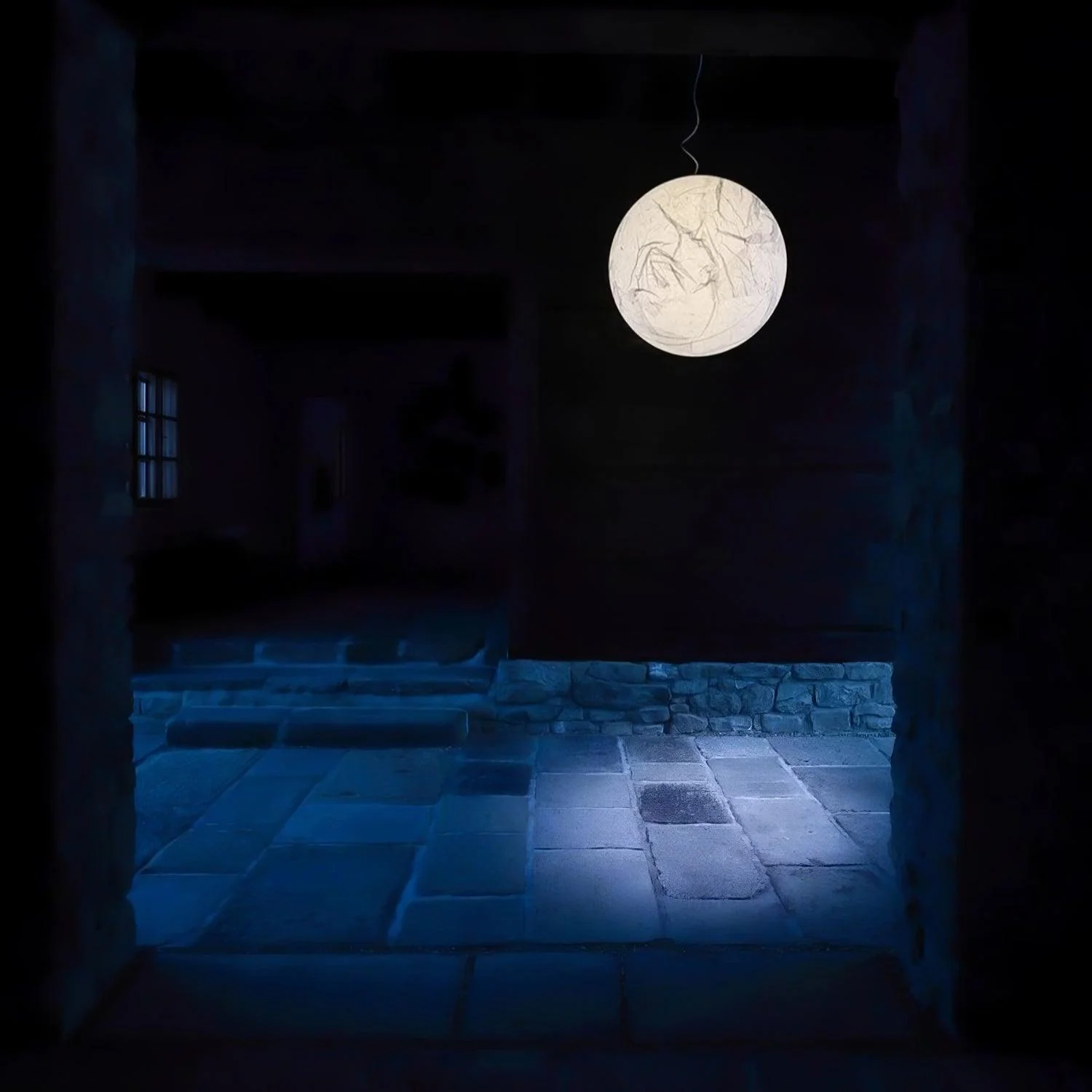 Globe Minimalist Silk Pendant Lamp - Image 8