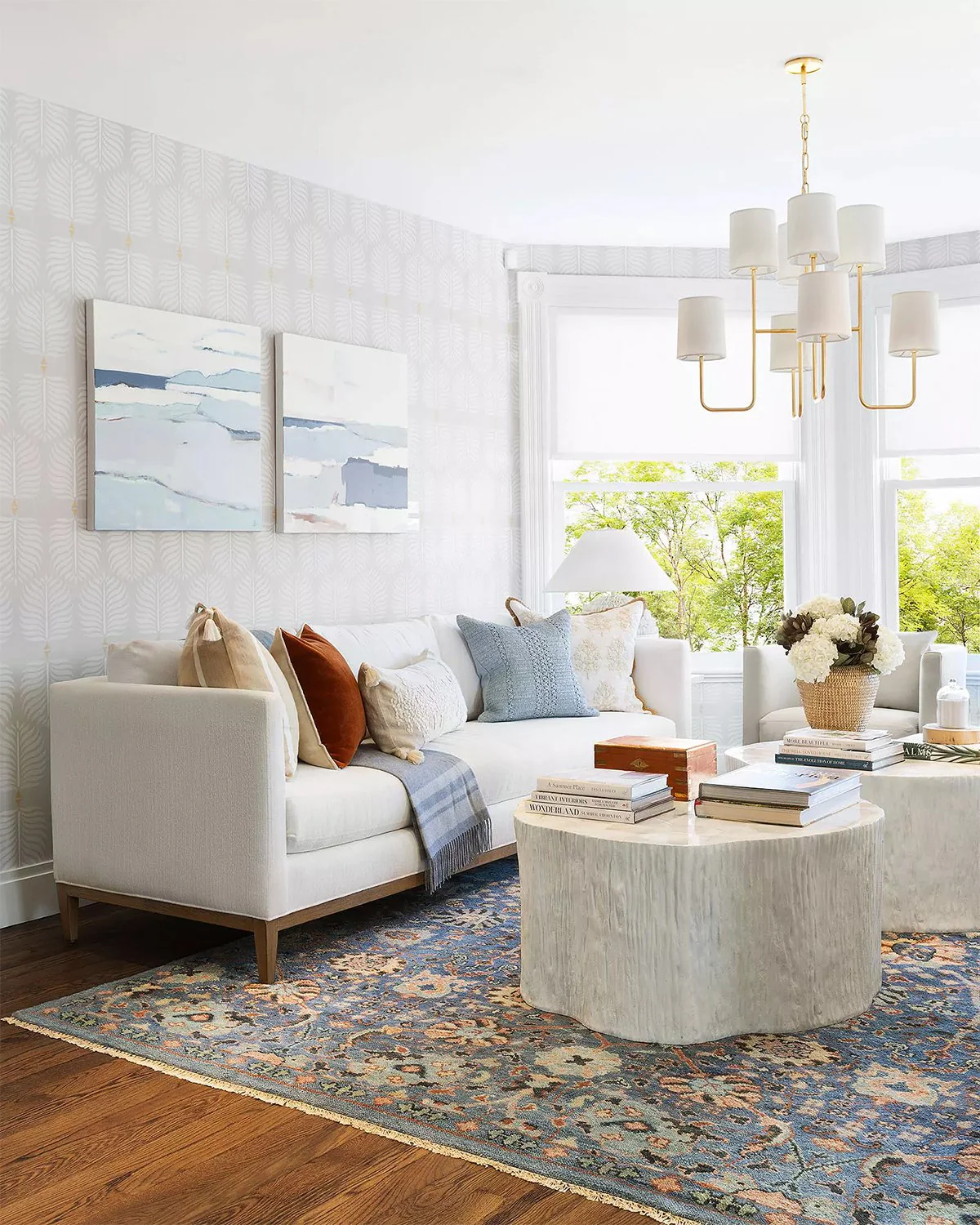 Go Contemporary Brass Chandelier - Image 32