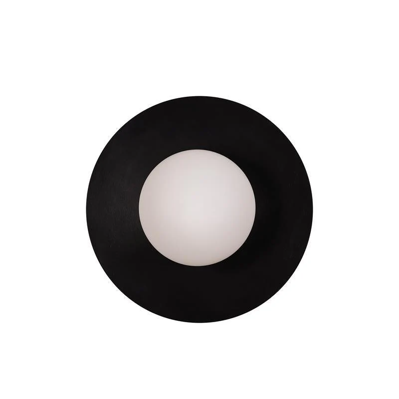 Godfrey Modern Minimalist Round Art Brass Glass Wall Lamp - Image 40