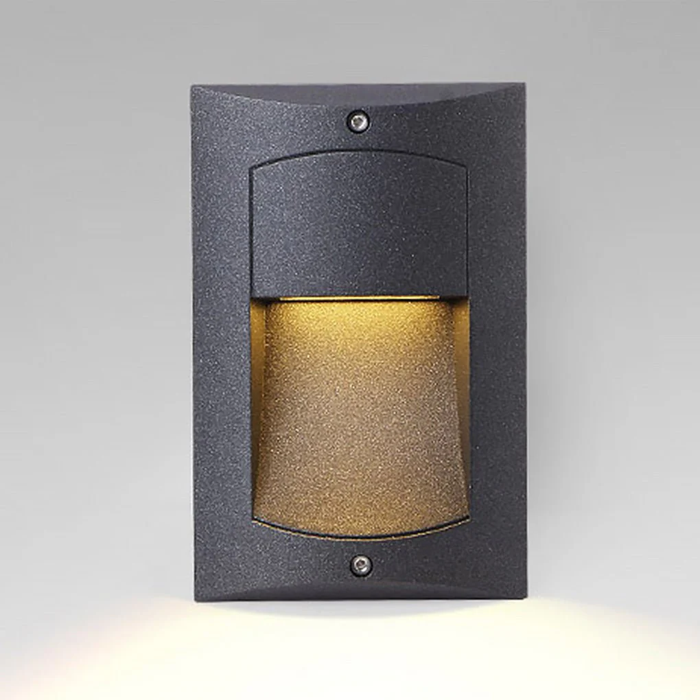 Godfrey Rectangle Modern Outdoor Sconces Lights - Image 10