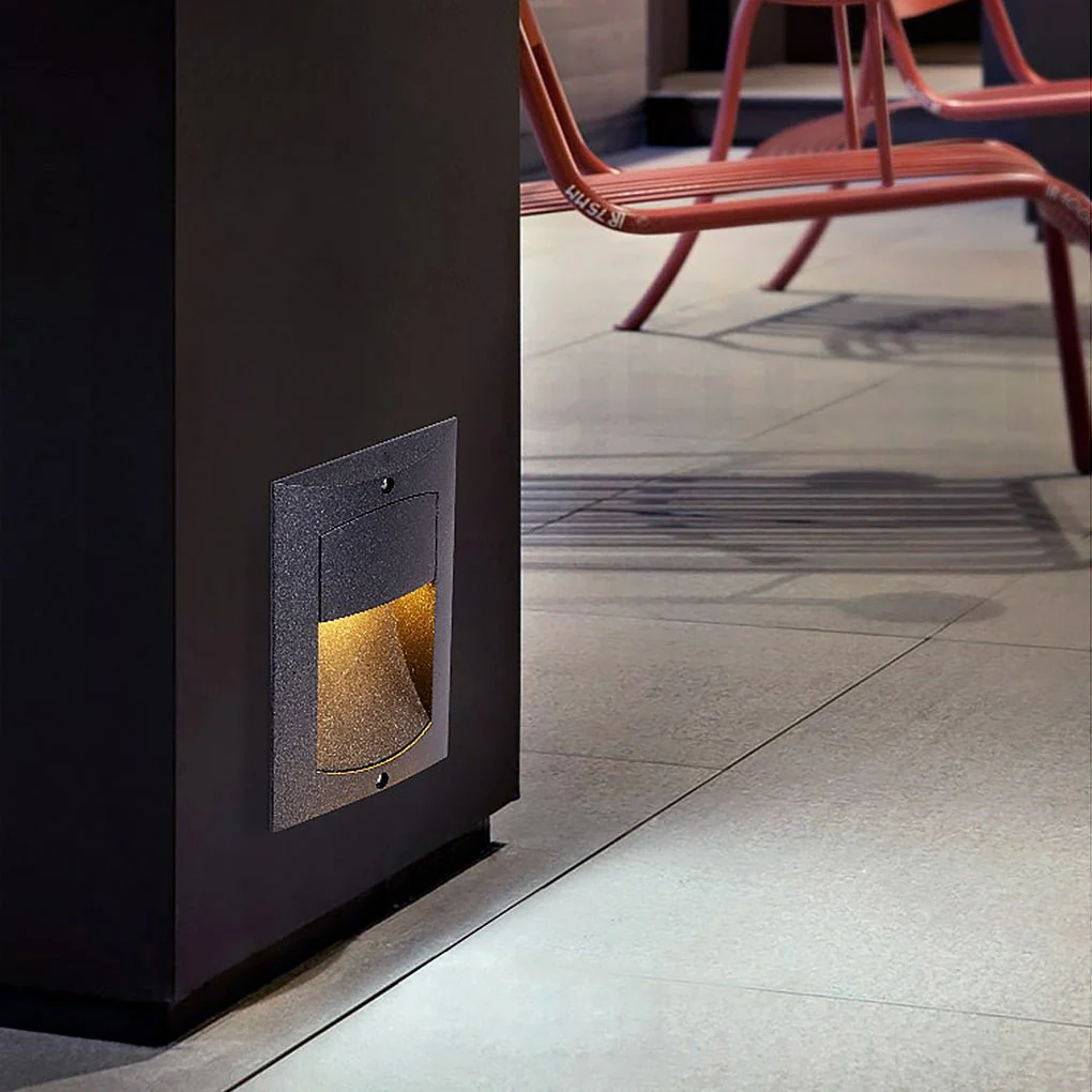 Godfrey Rectangle Modern Outdoor Sconces Lights - Image 4