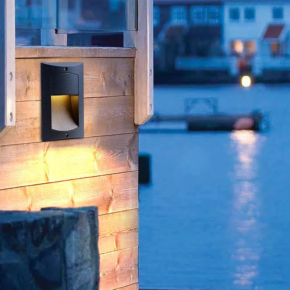 Godfrey Rectangle Modern Outdoor Sconces Lights - Image 7
