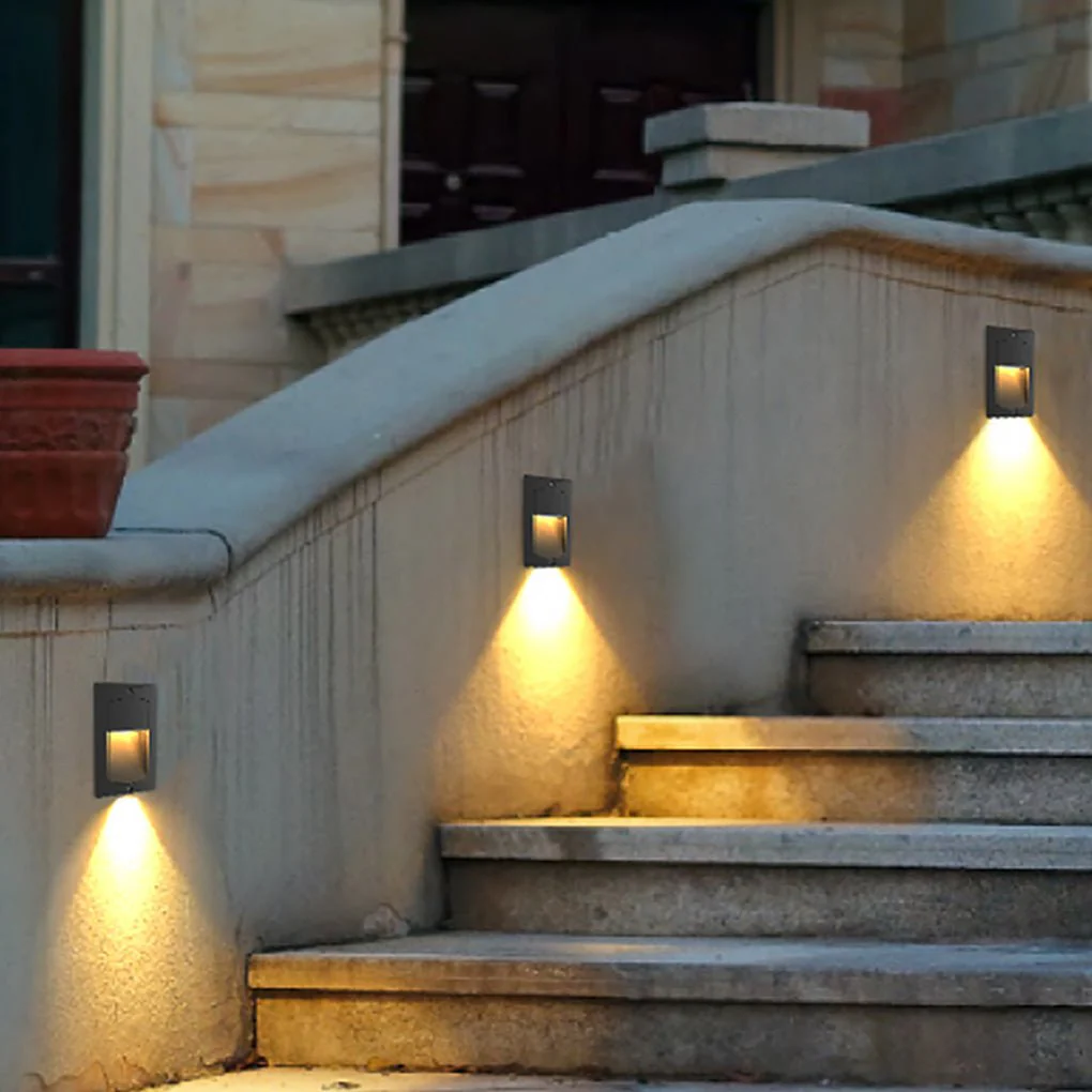 Godfrey Rectangle Modern Outdoor Sconces Lights - Image 9