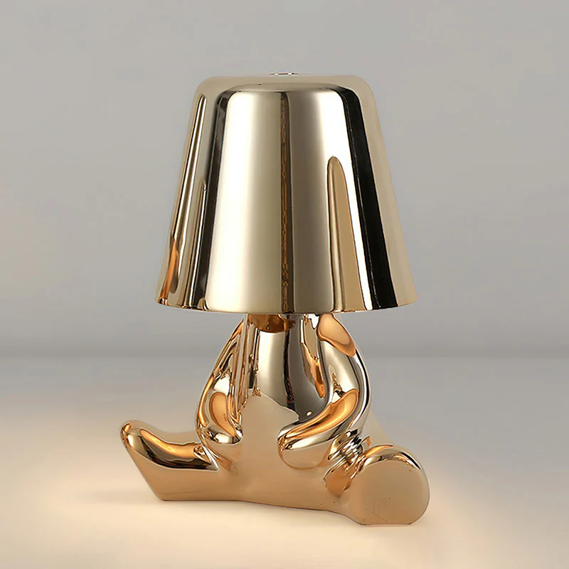 Golden Artistic Table Lamp - Image 25