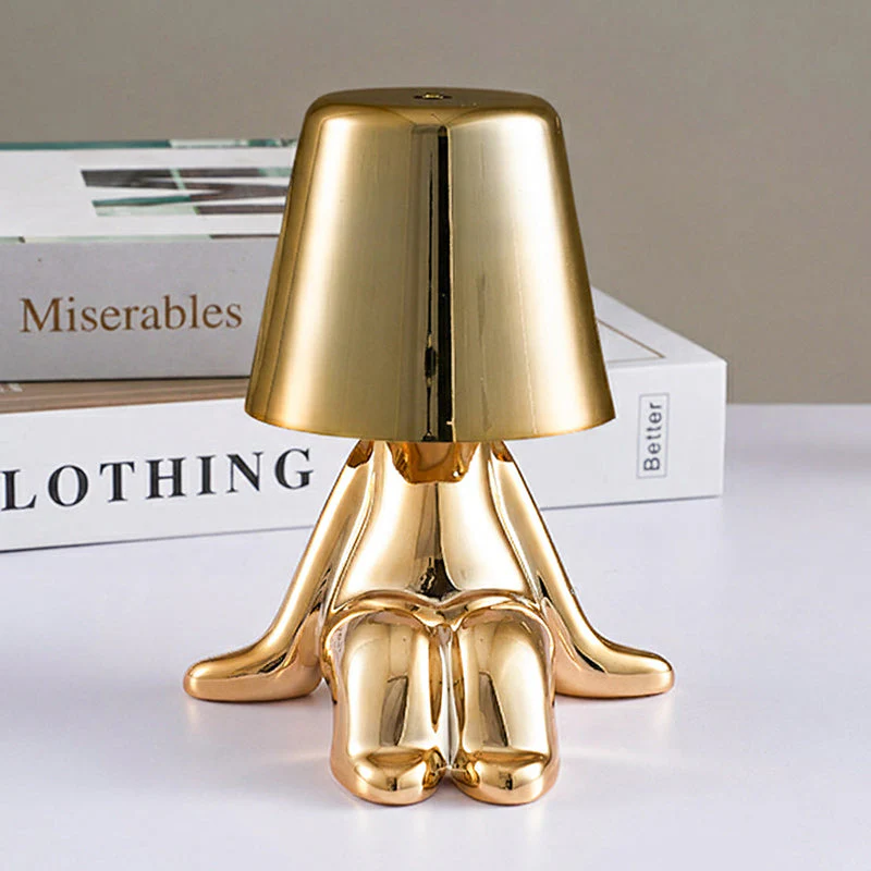Golden Artistic Table Lamp - Image 29