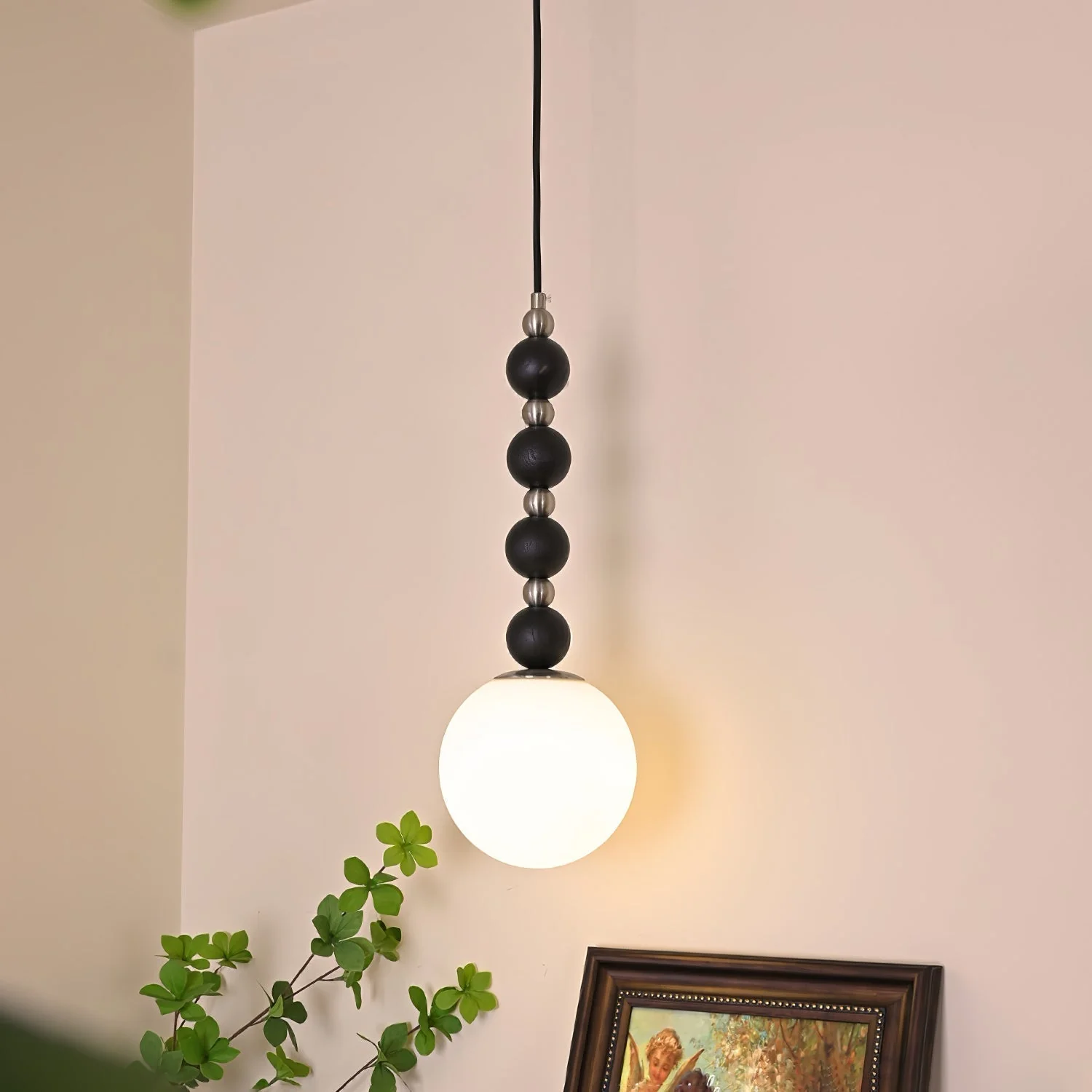 Golie Minimalist Wood Pendant Lamp - Image 10