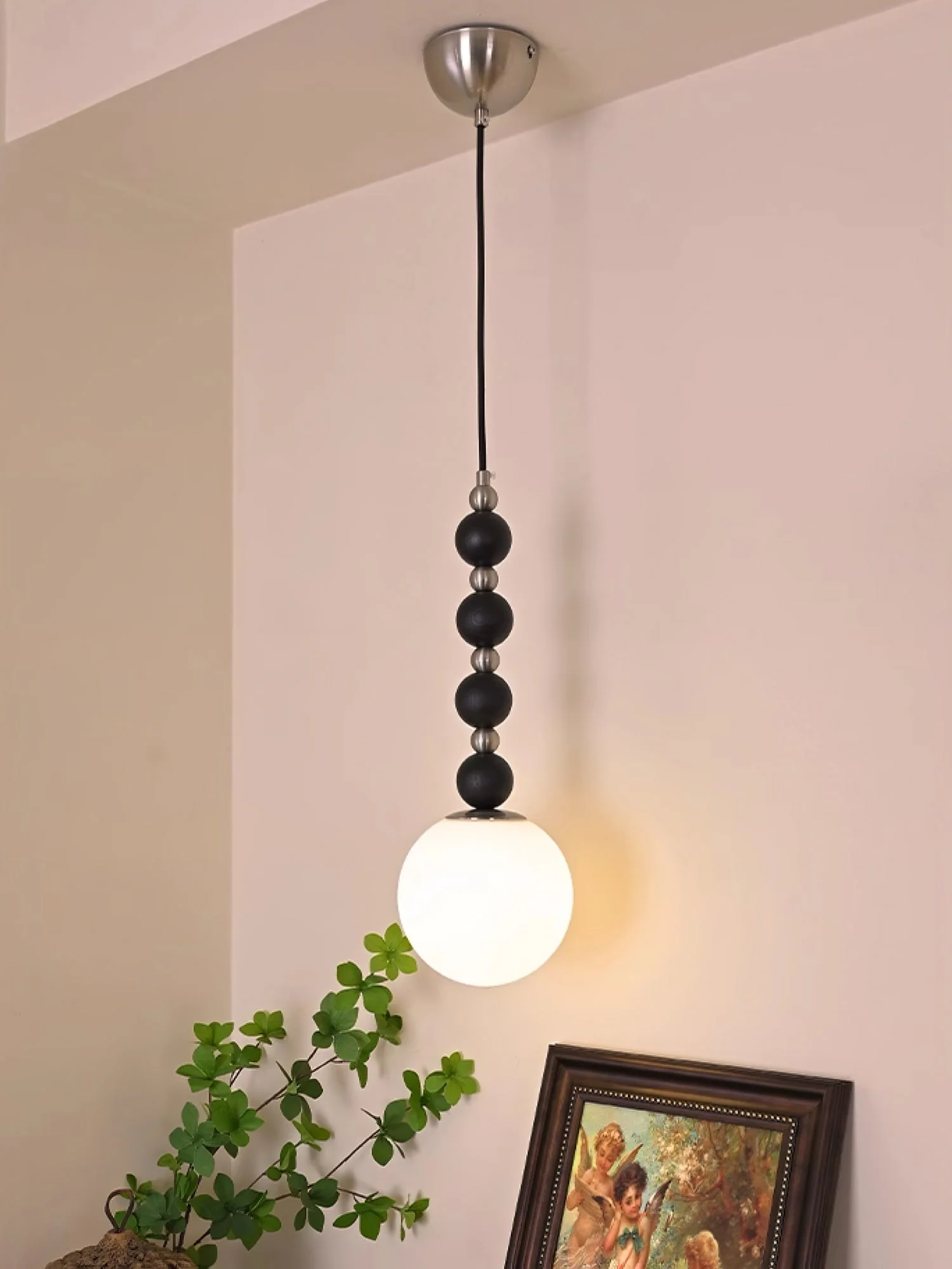 Golie Minimalist Wood Pendant Lamp - Image 12