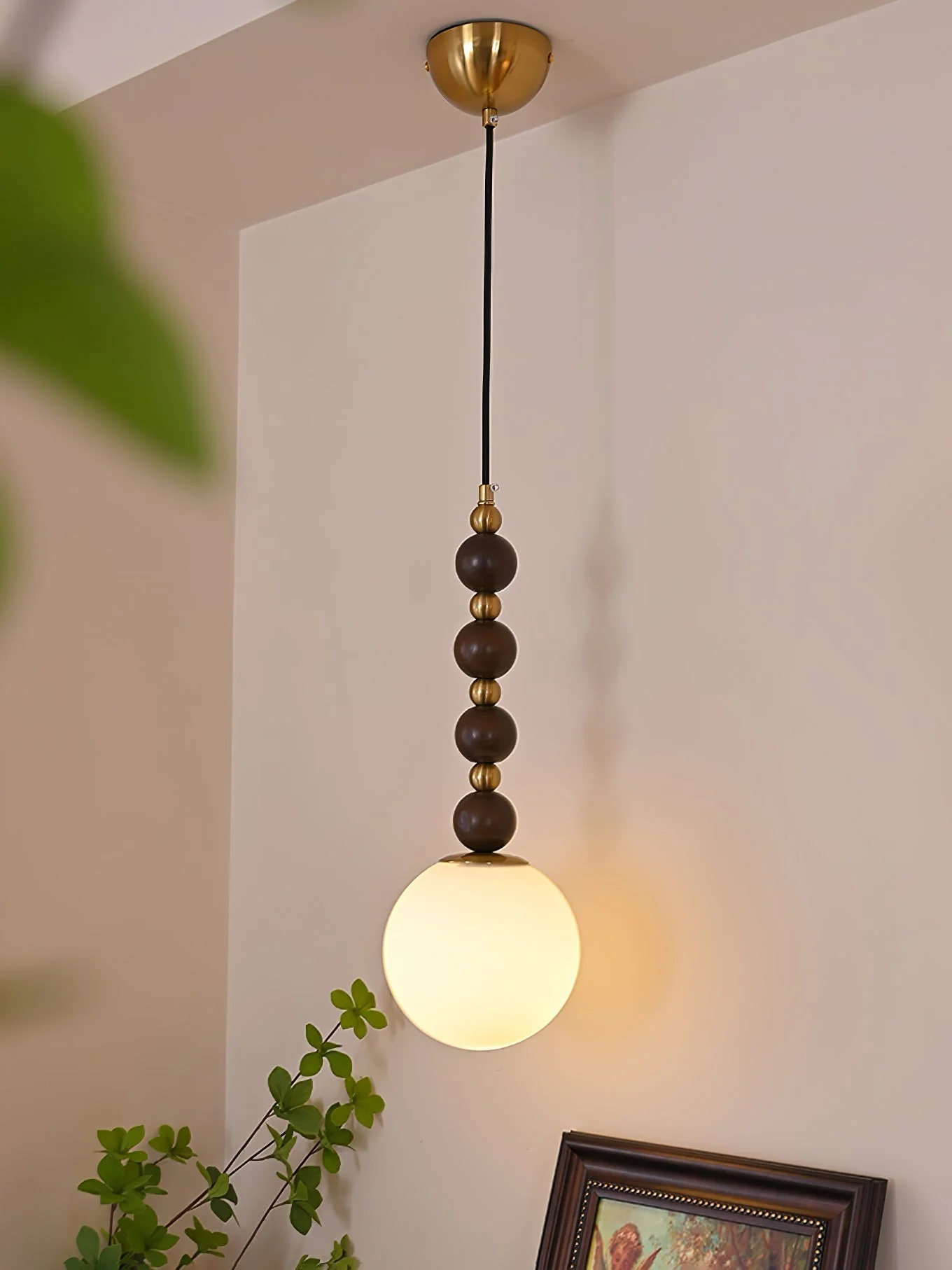 Golie Minimalist Wood Pendant Lamp - Image 13