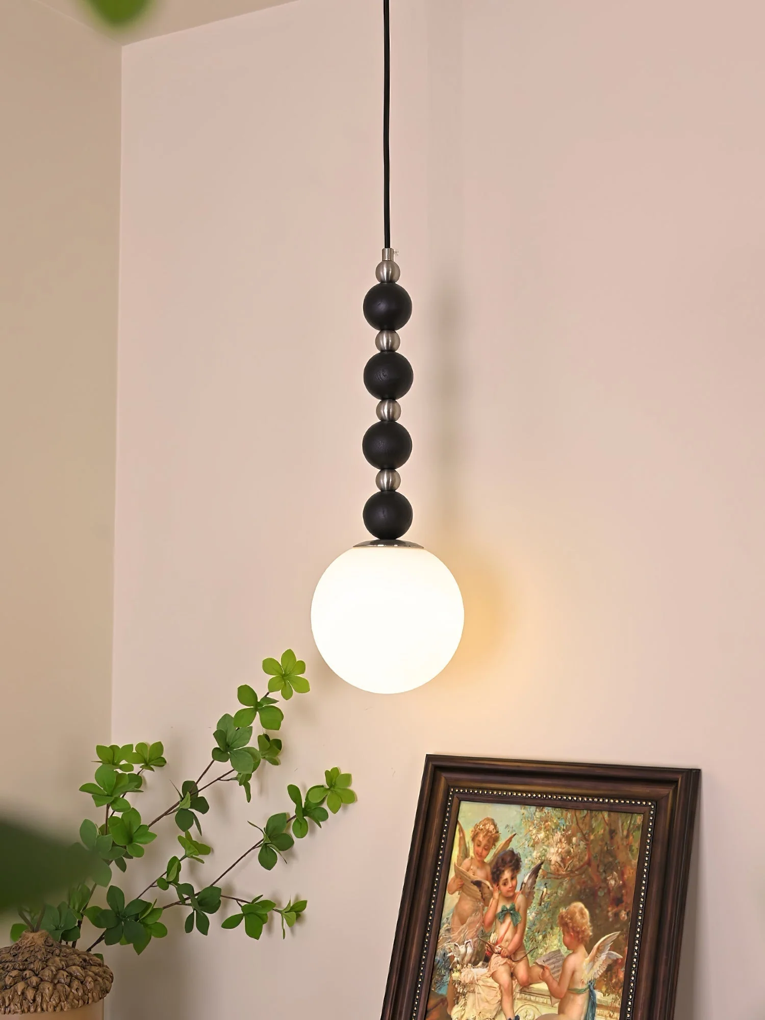 Golie Minimalist Wood Pendant Lamp - Image 16