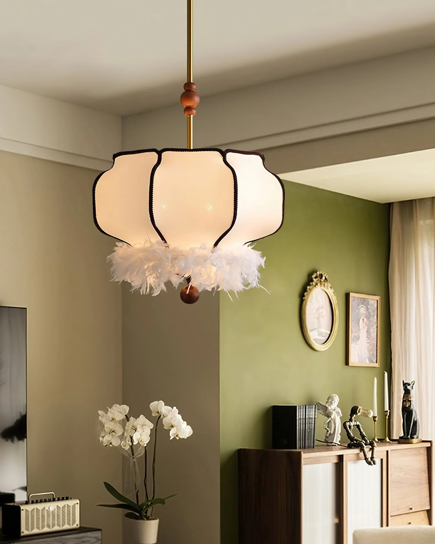 Grace Luxury Fabric Pendant Light - Image 12