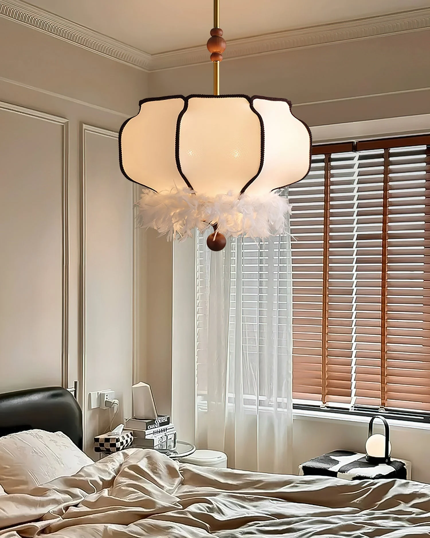 Grace Luxury Fabric Pendant Light - Image 15