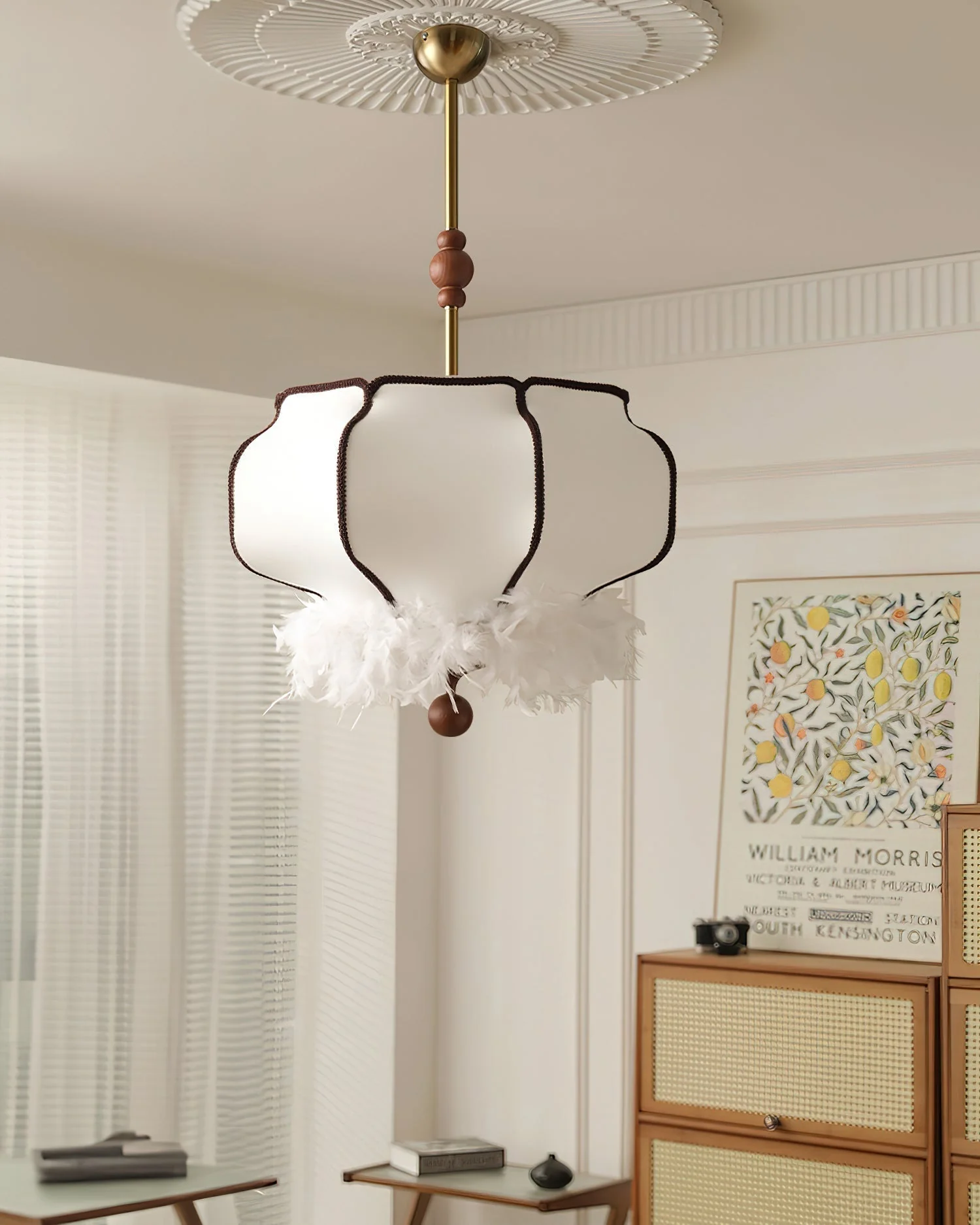 Grace Luxury Fabric Pendant Light - Image 17