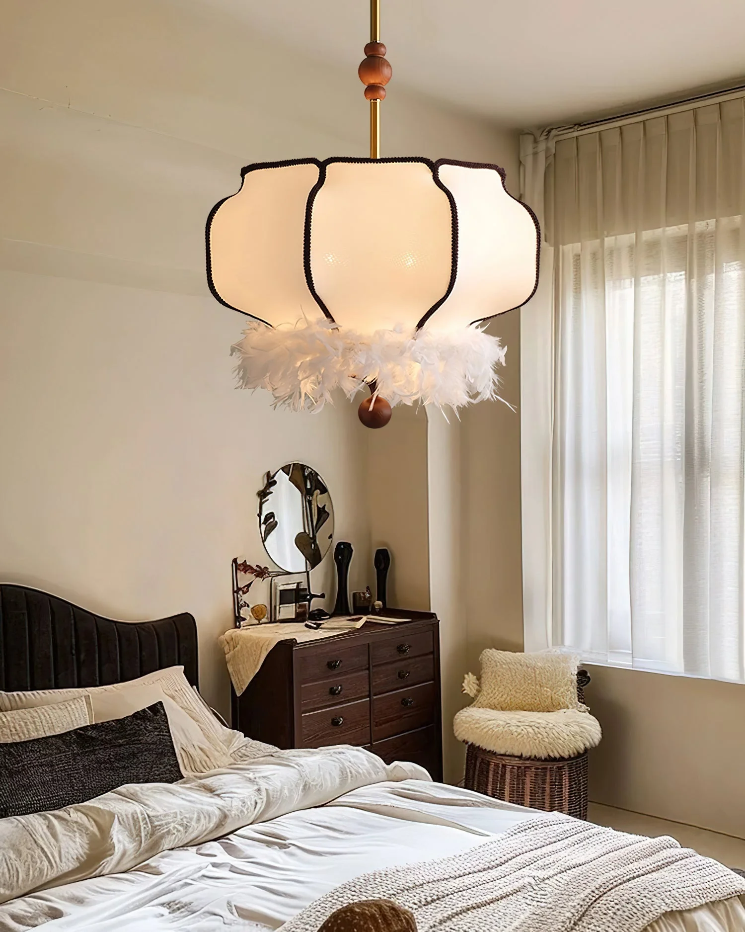 Grace Luxury Fabric Pendant Light - Image 18